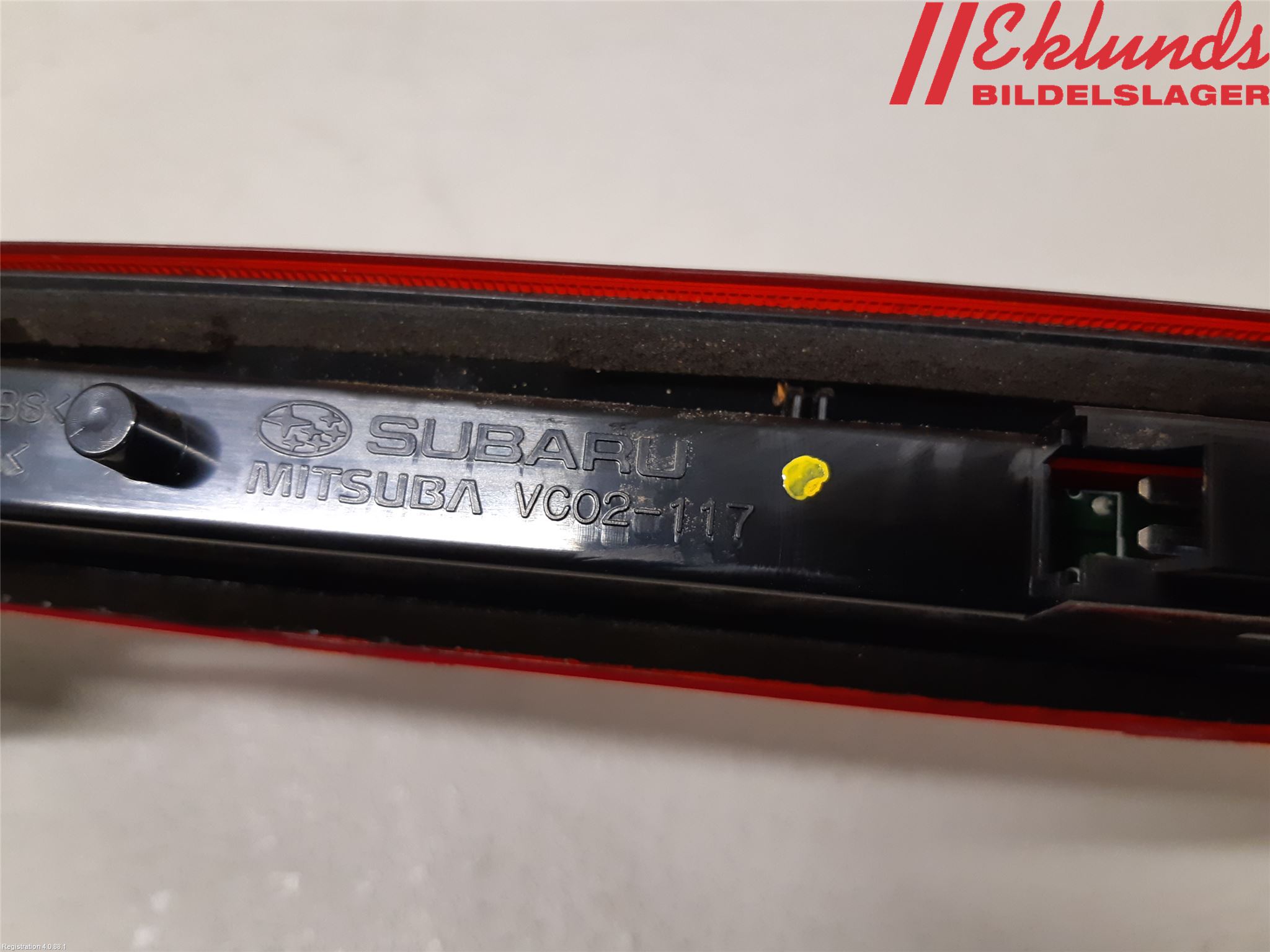 Subaru OUTBACK 10-15 Bromsljus Bakruta