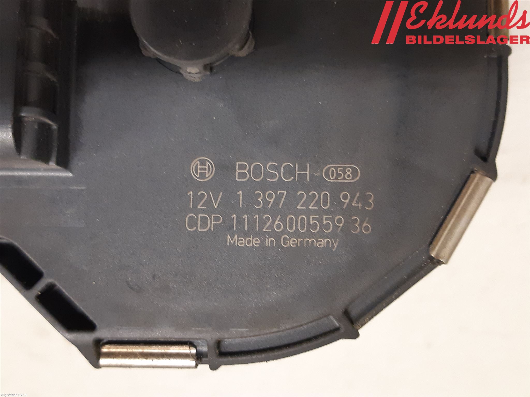 BMW 5 F10/F11/F18 09-17 Torkarmotor Vindruta