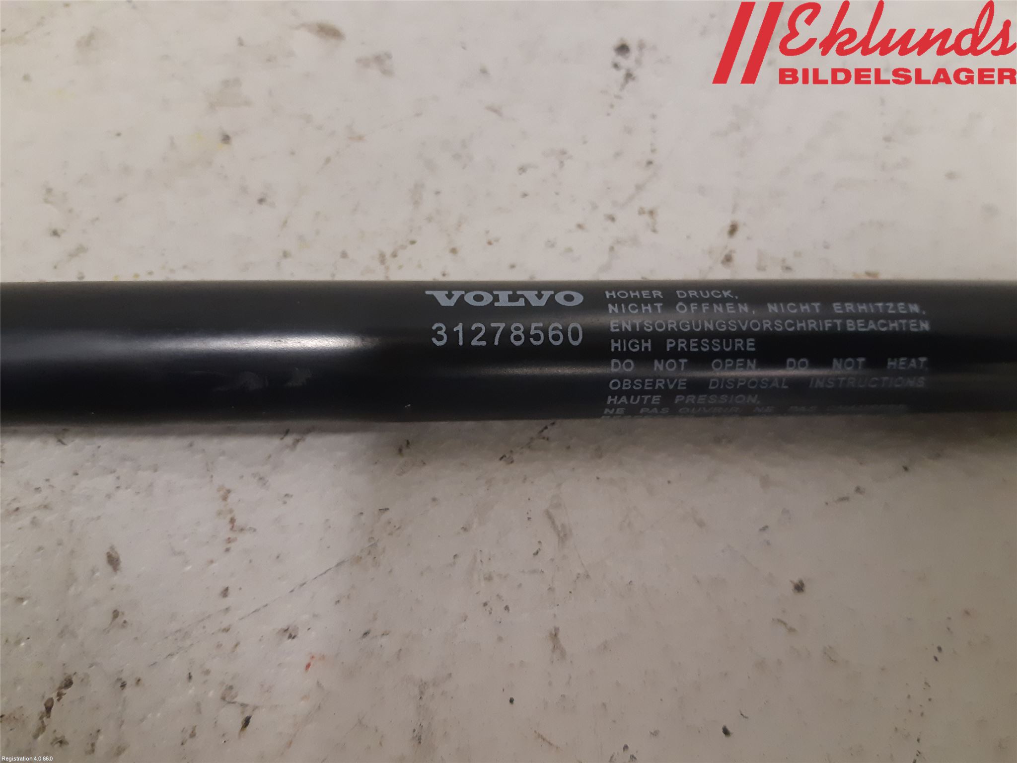 Volvo V40 12-19 Gasfjäder Baklucka