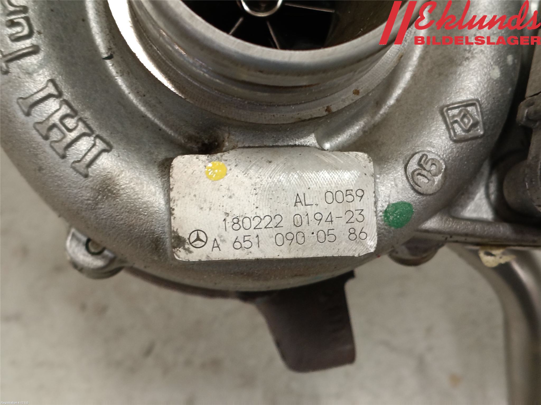 Mercedes-Benz MB CLA-KLASS (C117/X117) 13-19 Turboaggregat