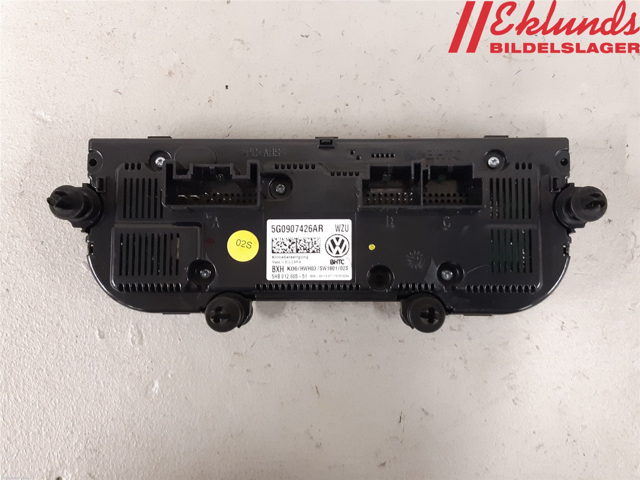 Volkswagen VW GOLF / E-GOLF VII 13-20 Ac Styrenhet Ac Manöveren