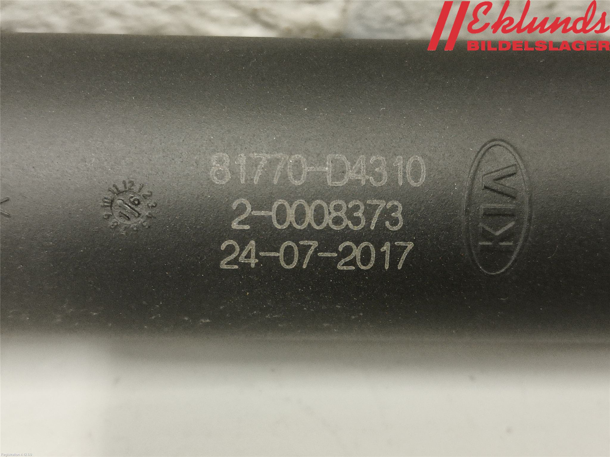 Kia OPTIMA 16-20 Bakluckeöppnare Automatisk