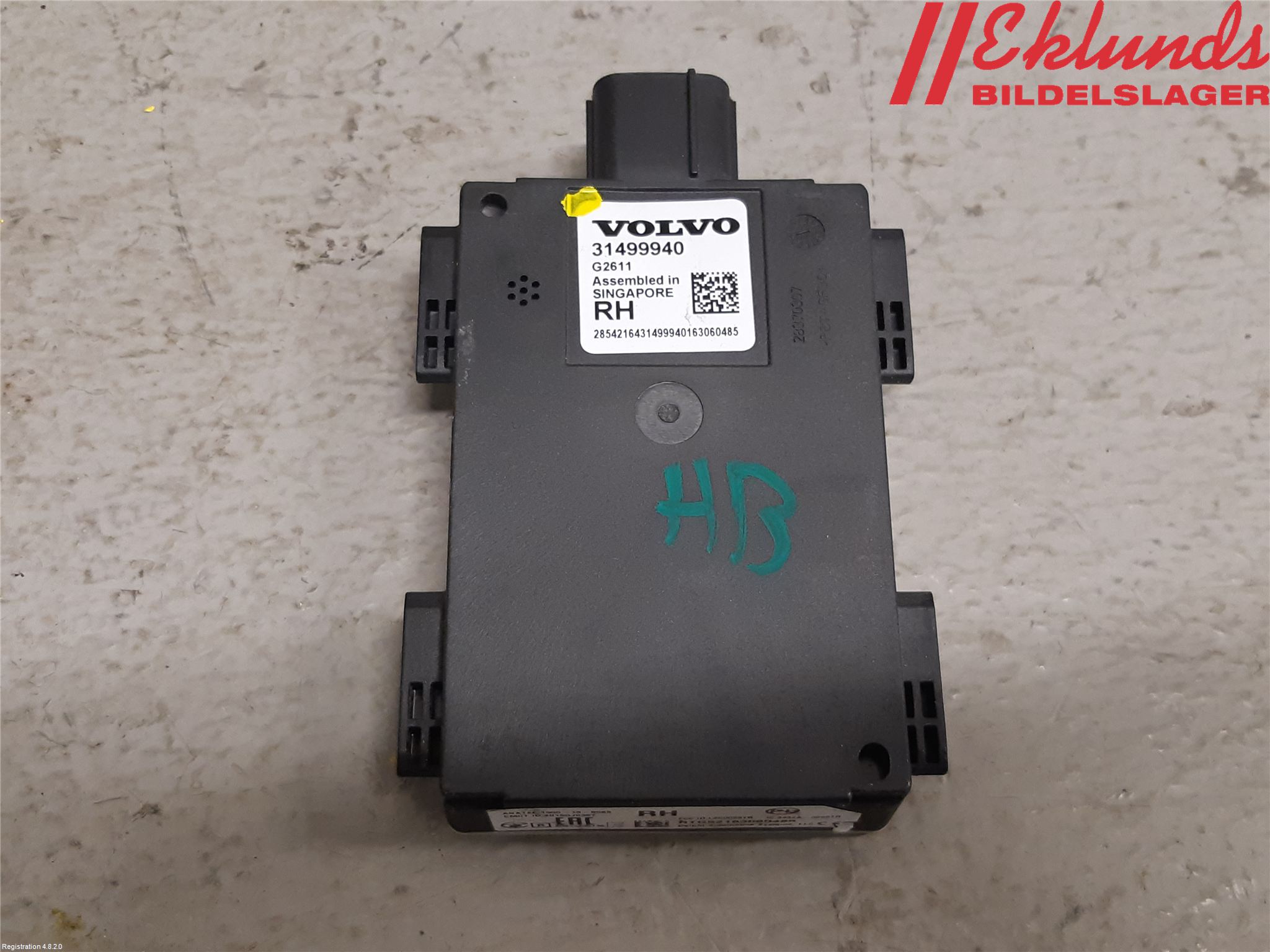 Volvo XC90/RECHARGE 16- Sensor Aktivt Kollisionsskydd