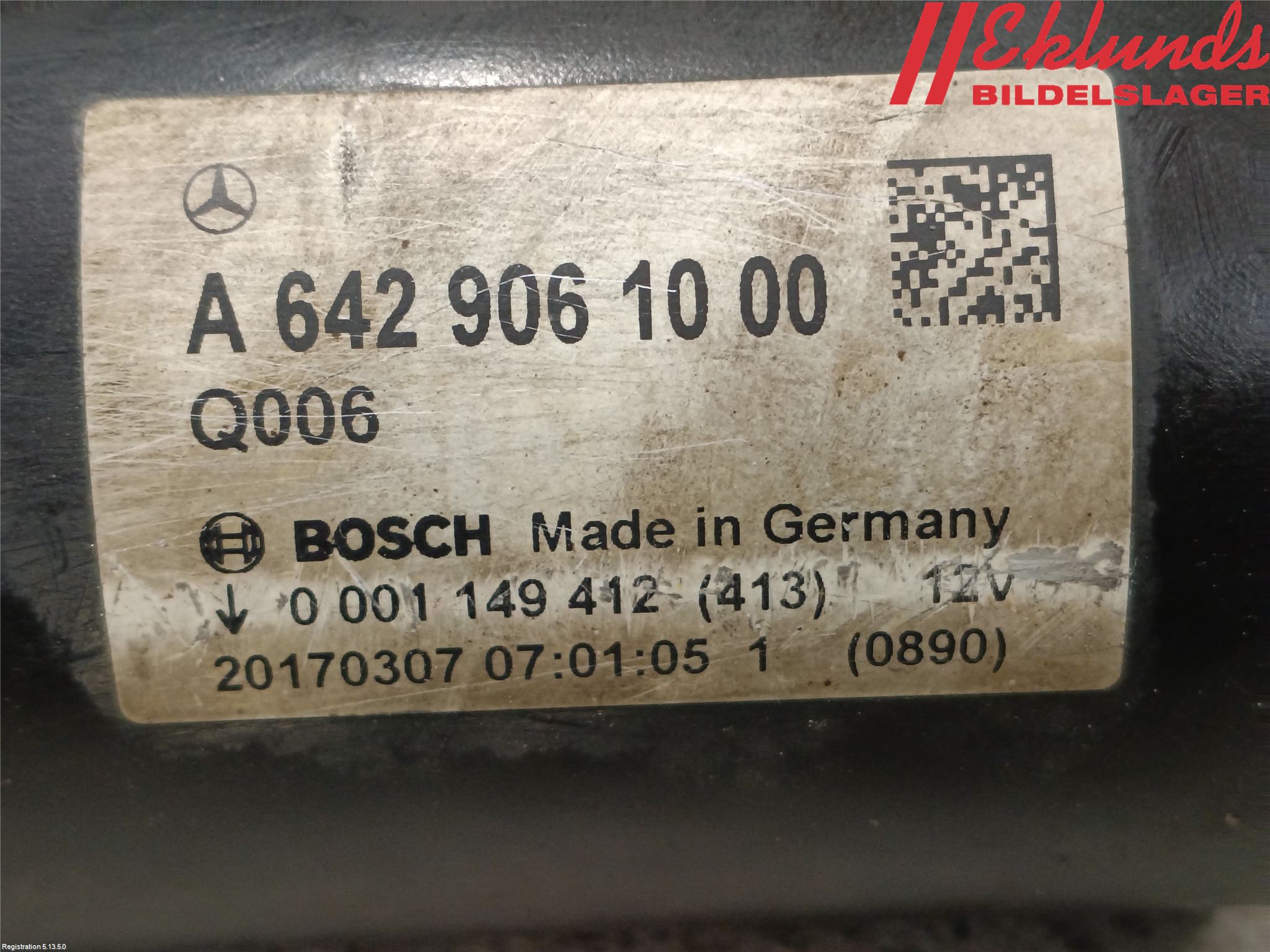 Mercedes-Benz MB ML/GLE-KLASS (W166) 12-18 Startmotor Diesel