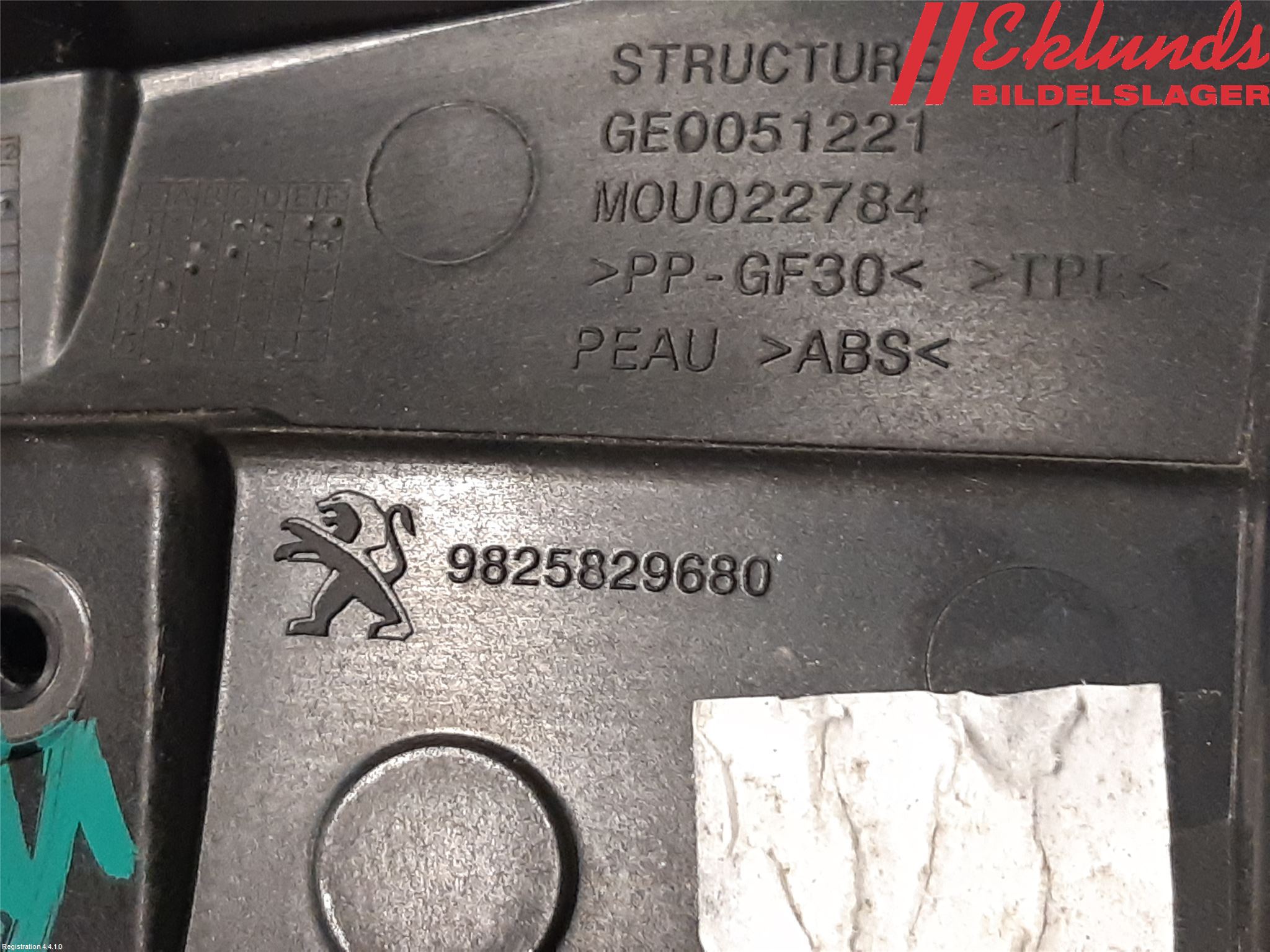 Peugeot 2008/E-2008 20- Spoiler Baklucka