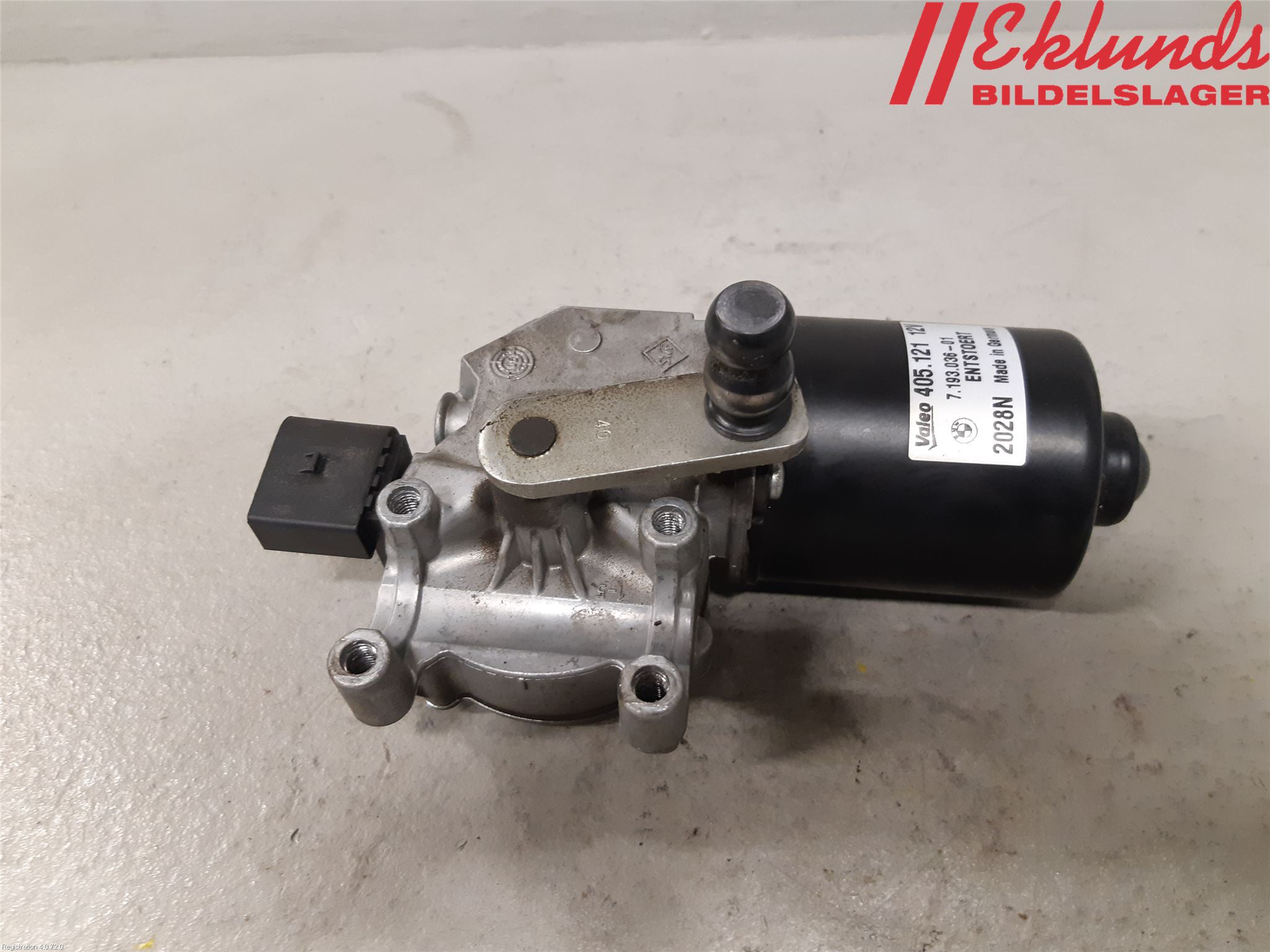 BMW 1 E82/88 Coupé/Cab 06-13 Torkarmotor Vindruta