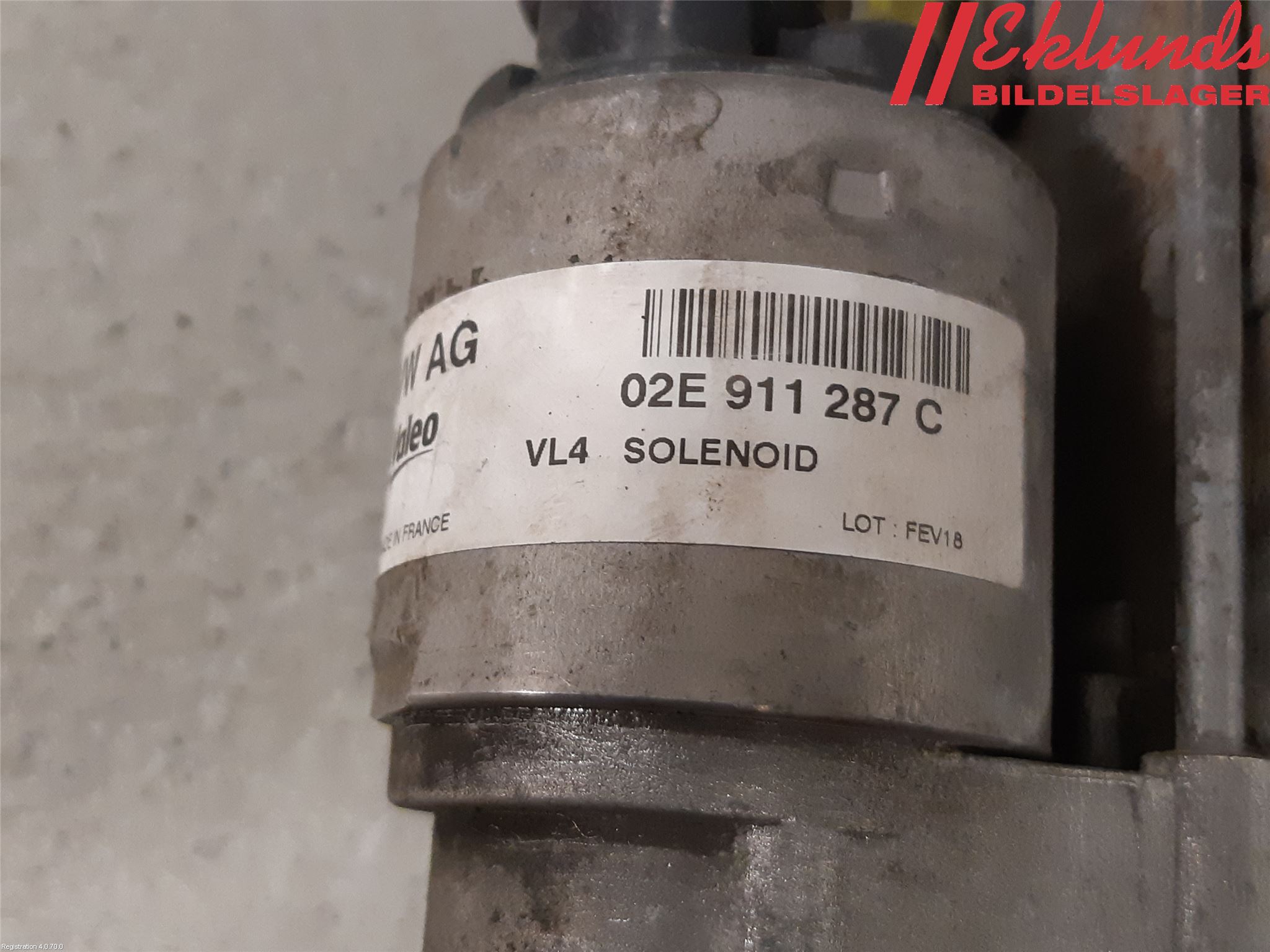 Volkswagen VW GOLF VI 09-13 Startmotor Diesel