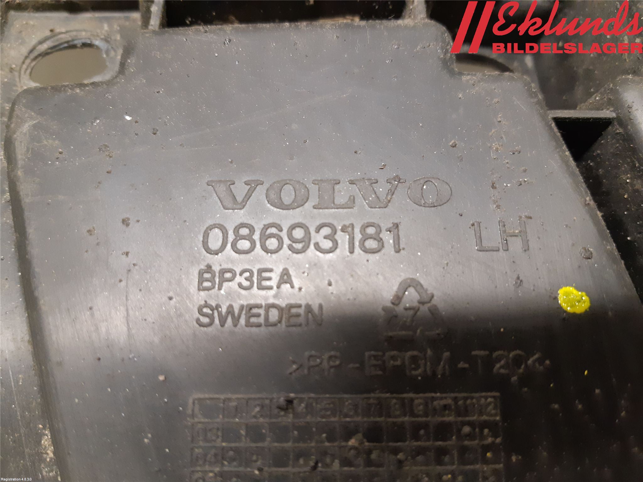 Volvo S60 05-10 Stötfångarfäste Fram Vä