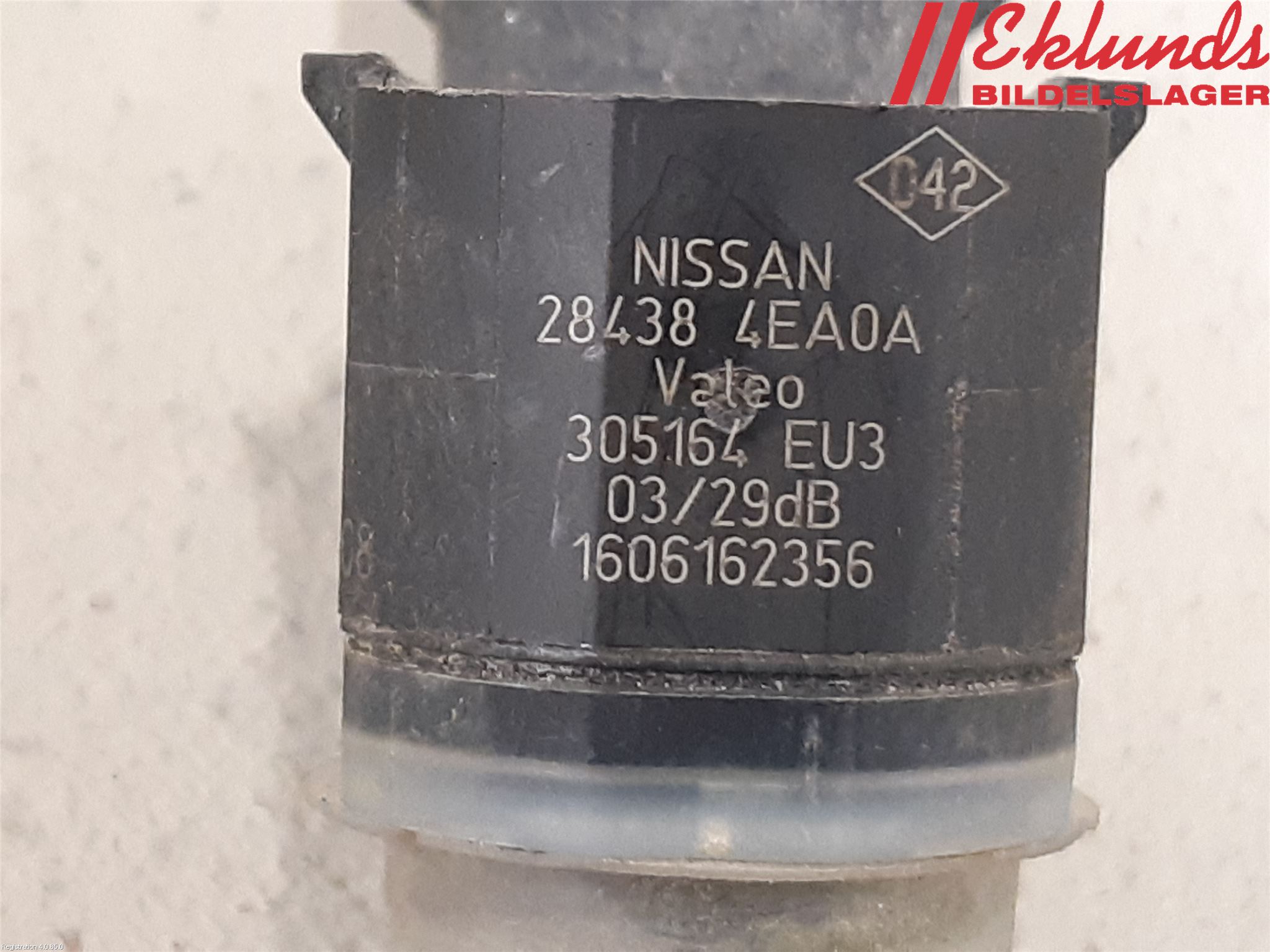 Nissan QASHQAI 14-17 Parkeringshjälp Backsensor