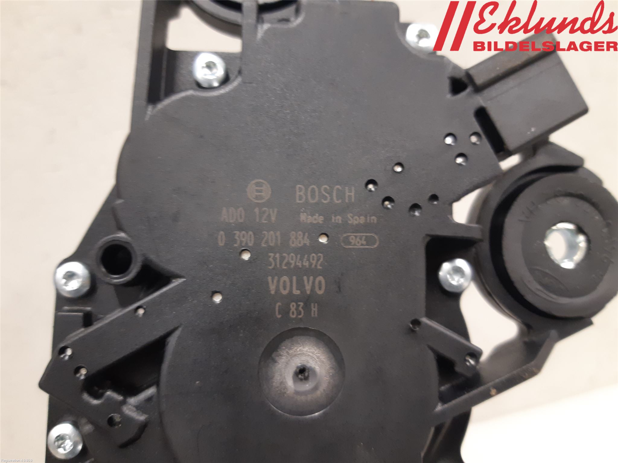 Volvo V60 CROSS COUNTRY 16-18 Torkarmotor Baklucka