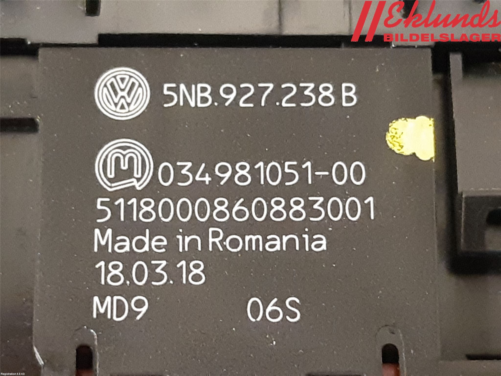 Volkswagen VW TIGUAN 16-24 Strömställare Multifunktion