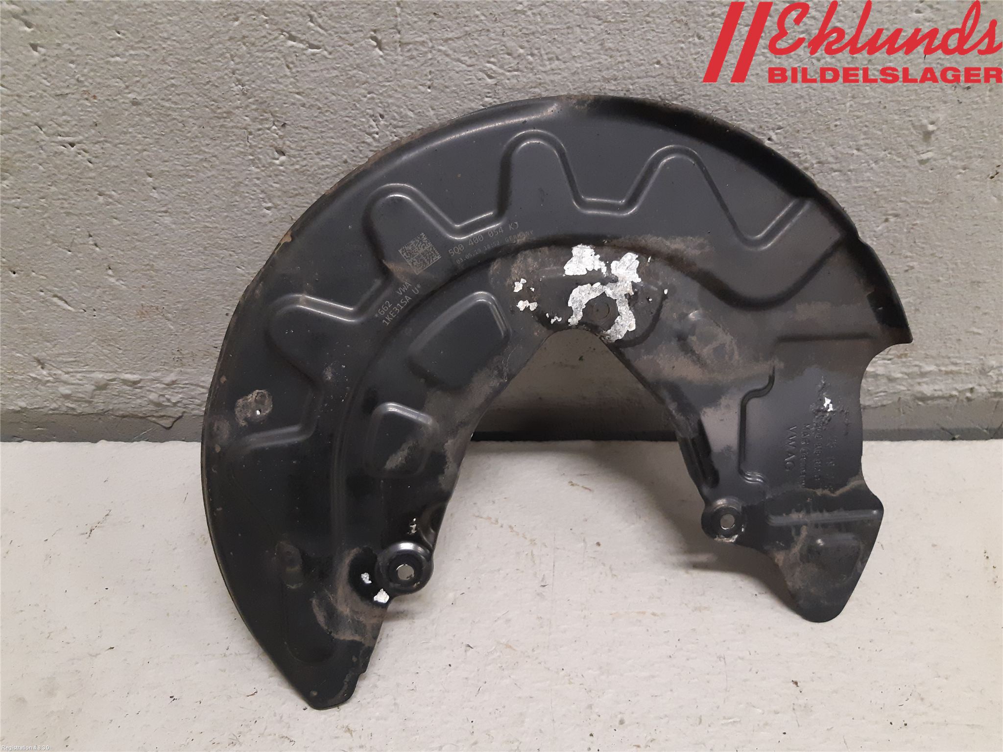 Volkswagen VW GOLF / E-GOLF VII 13-20 Bromssköld Fram