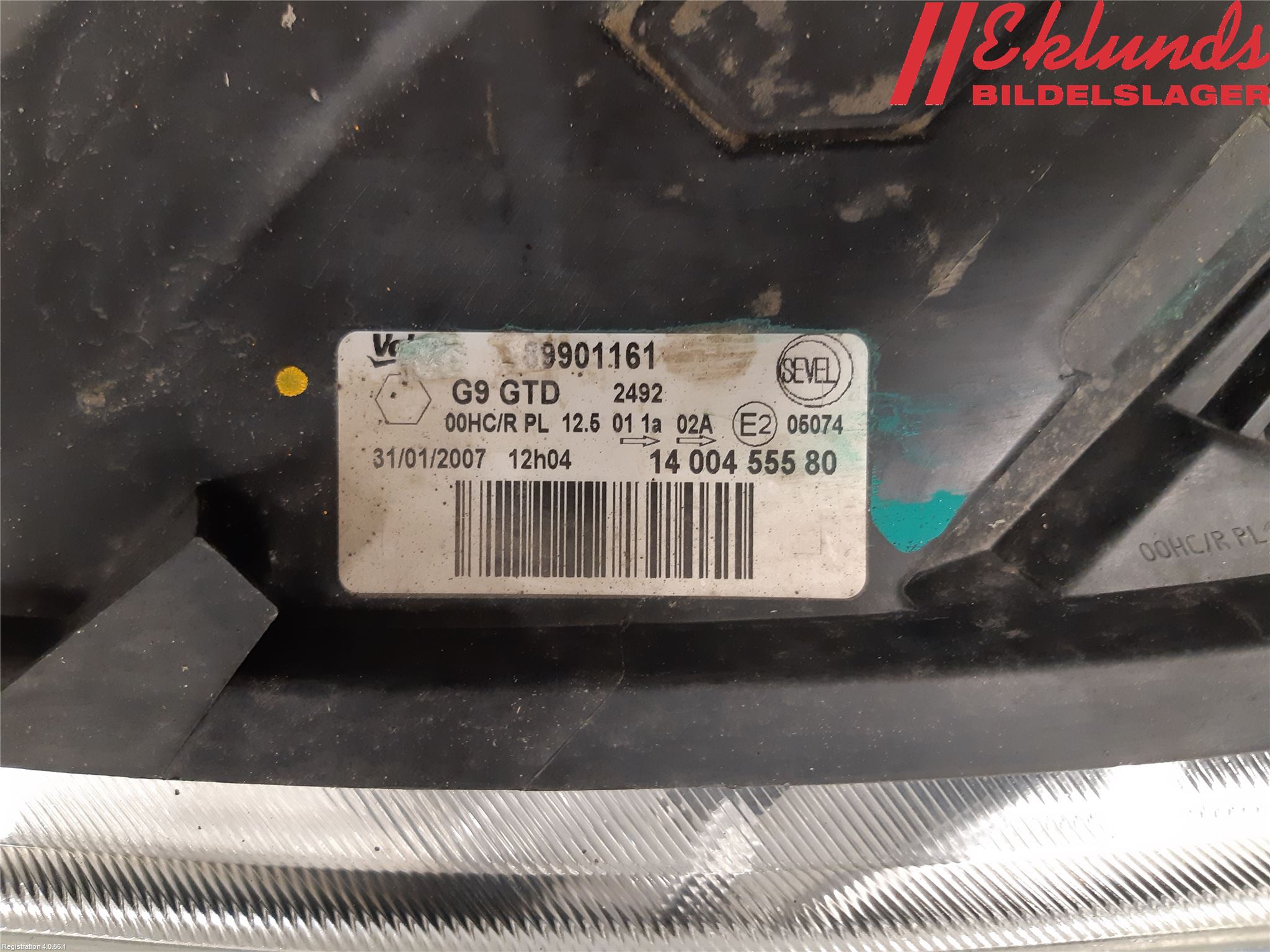 Citroen JUMPY 07-16 Strålkastare Vänster