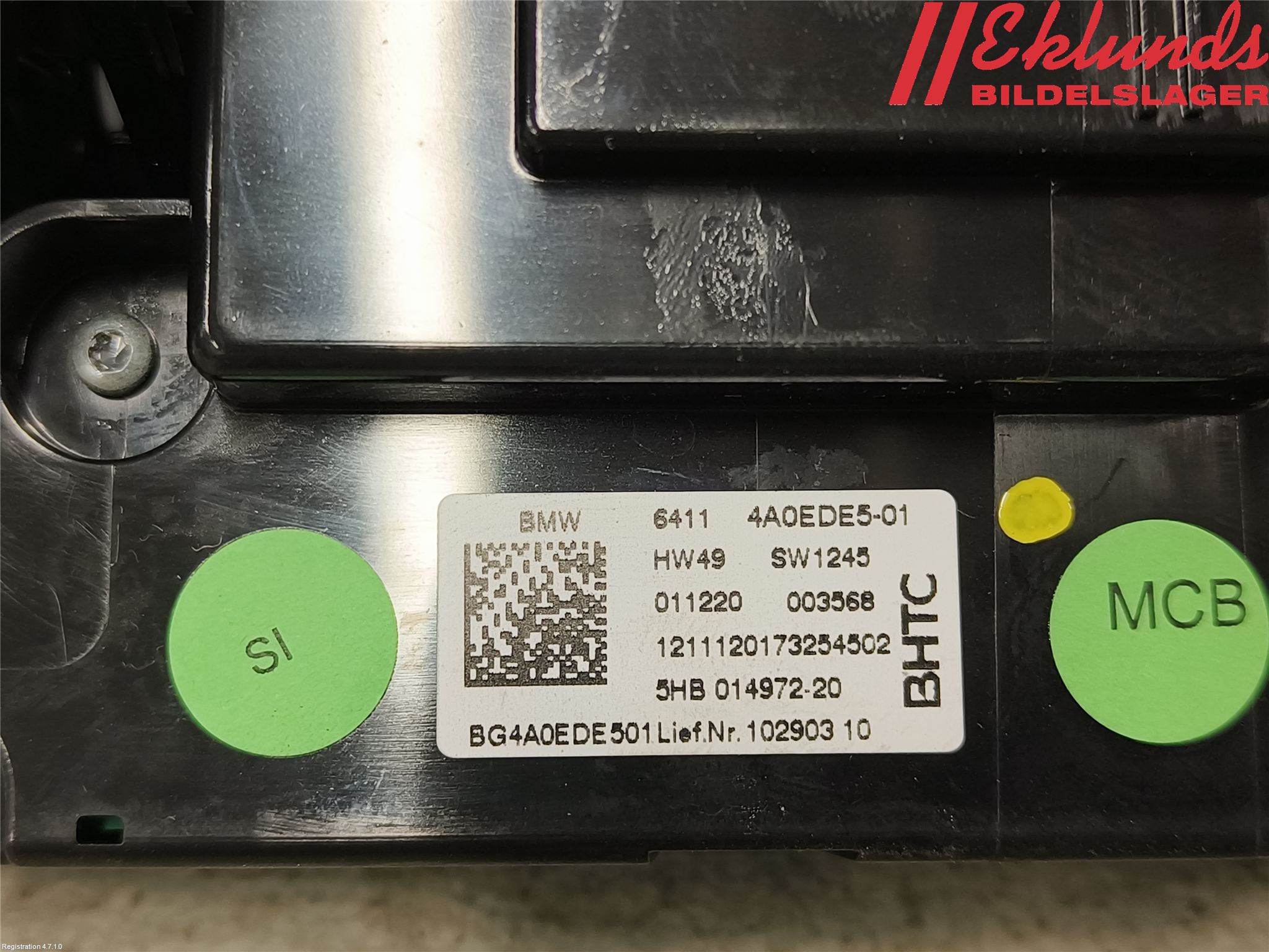 BMW 1 F40 19- Ac Styrenhet Ac Manöveren