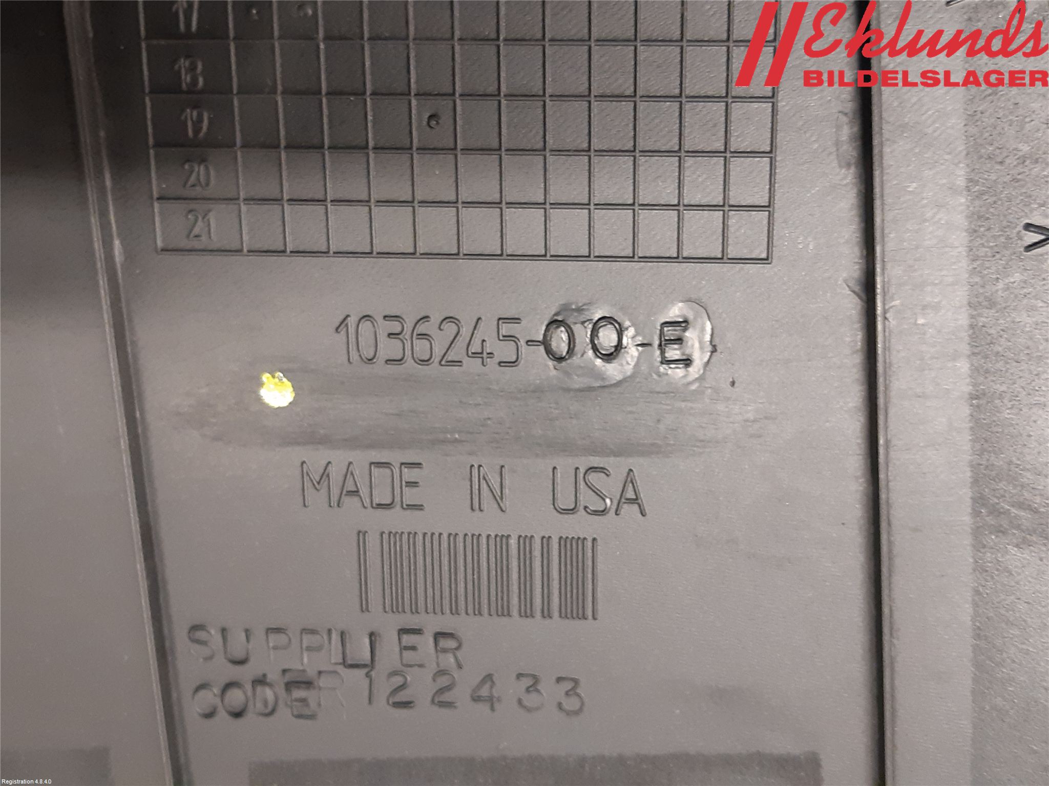 Tesla MODEL X 16- Torpedplåt-Torpedplast