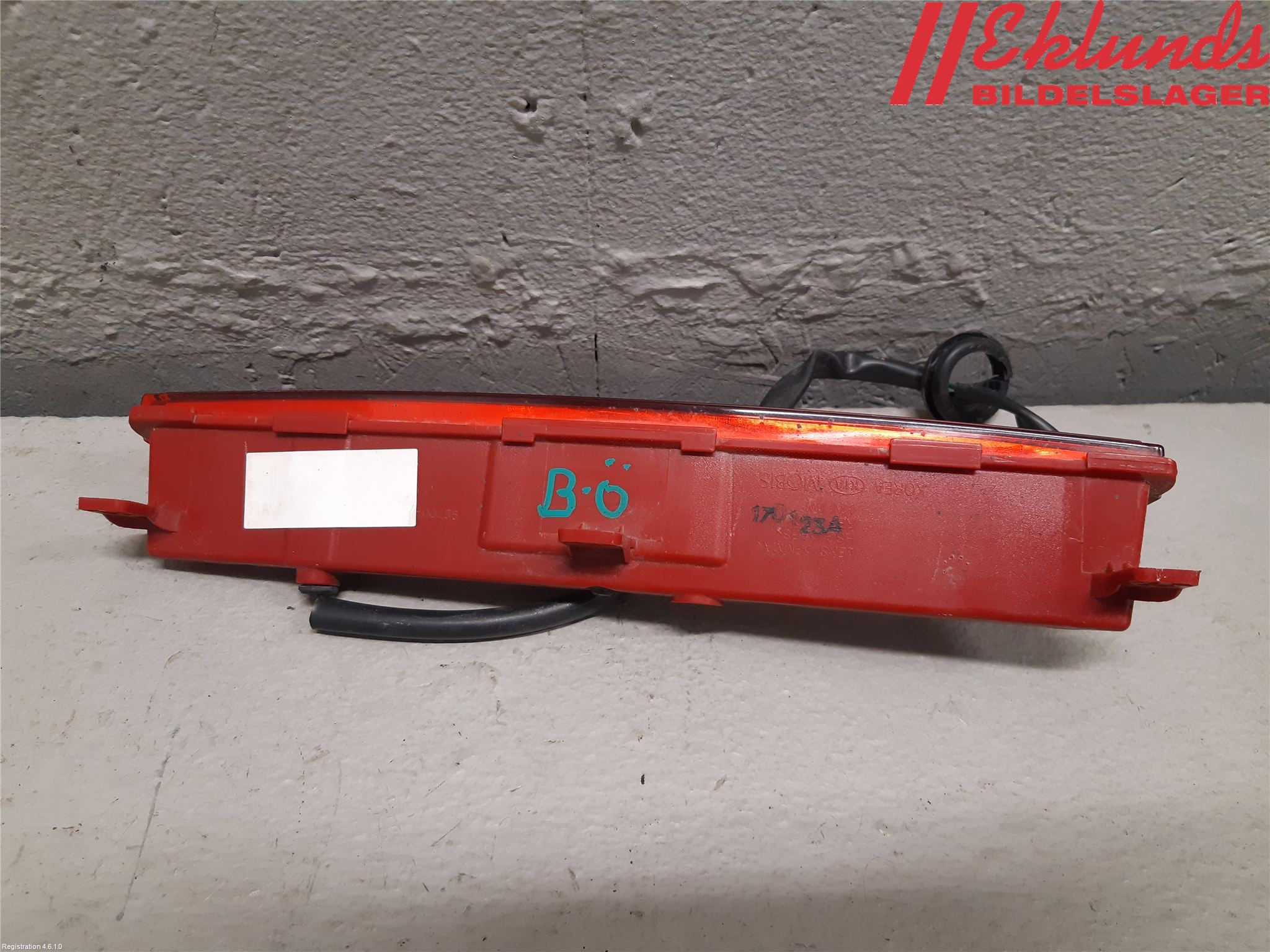 Kia SPORTAGE (QL) 16-21 Bromsljus Bakruta