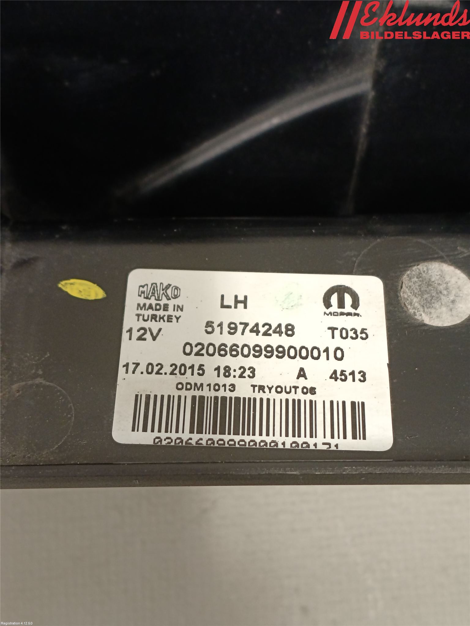 Fiat DOBLO CARGO Bakljus Vänster