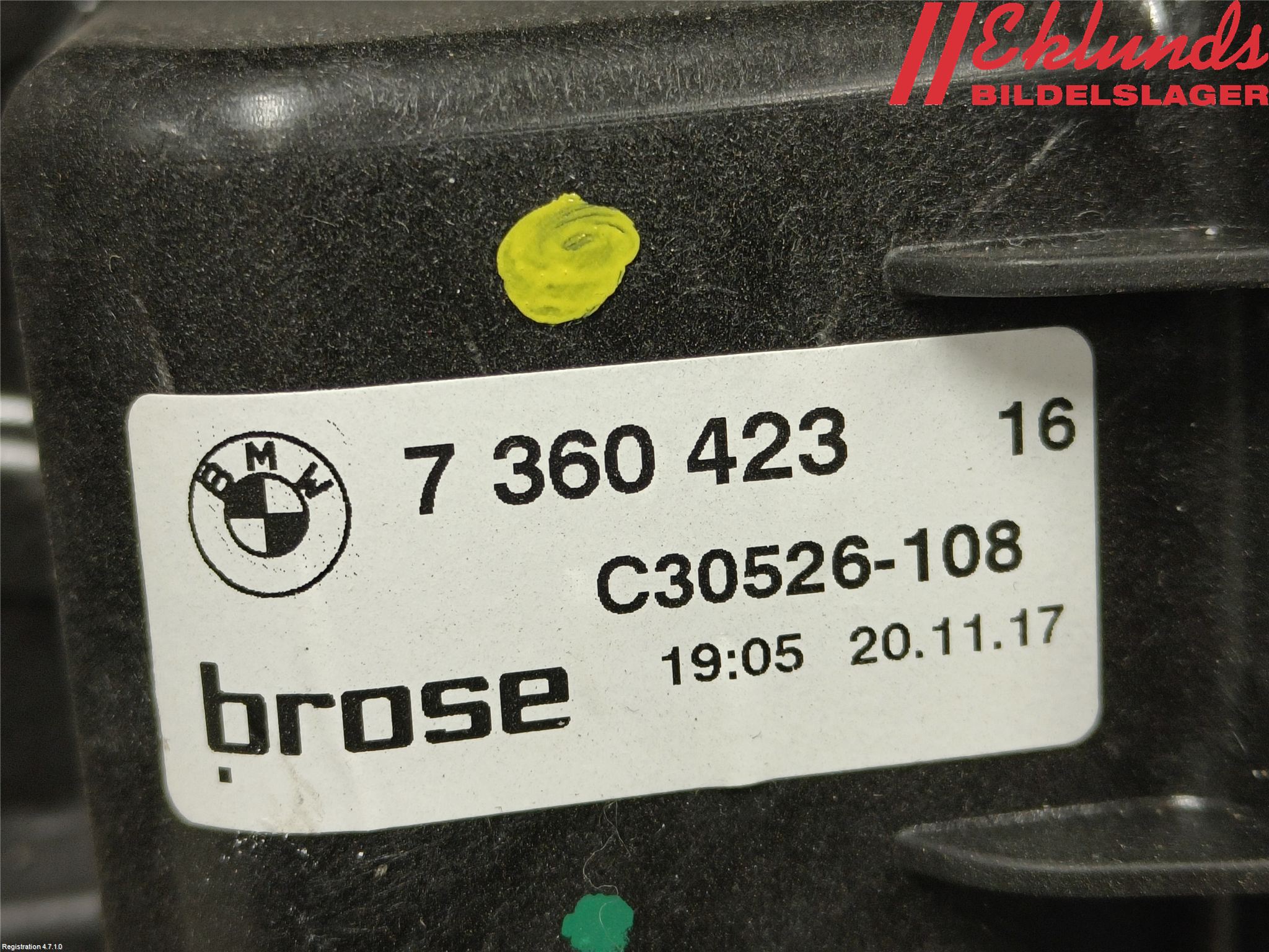 BMW 5 G30/G31/F90 17-23 Fönsterhiss El Kompl