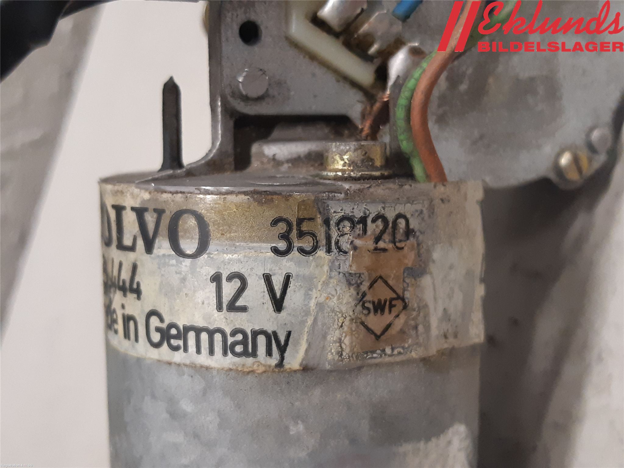 Volvo 940 91-98 Torkarmotor Vindruta
