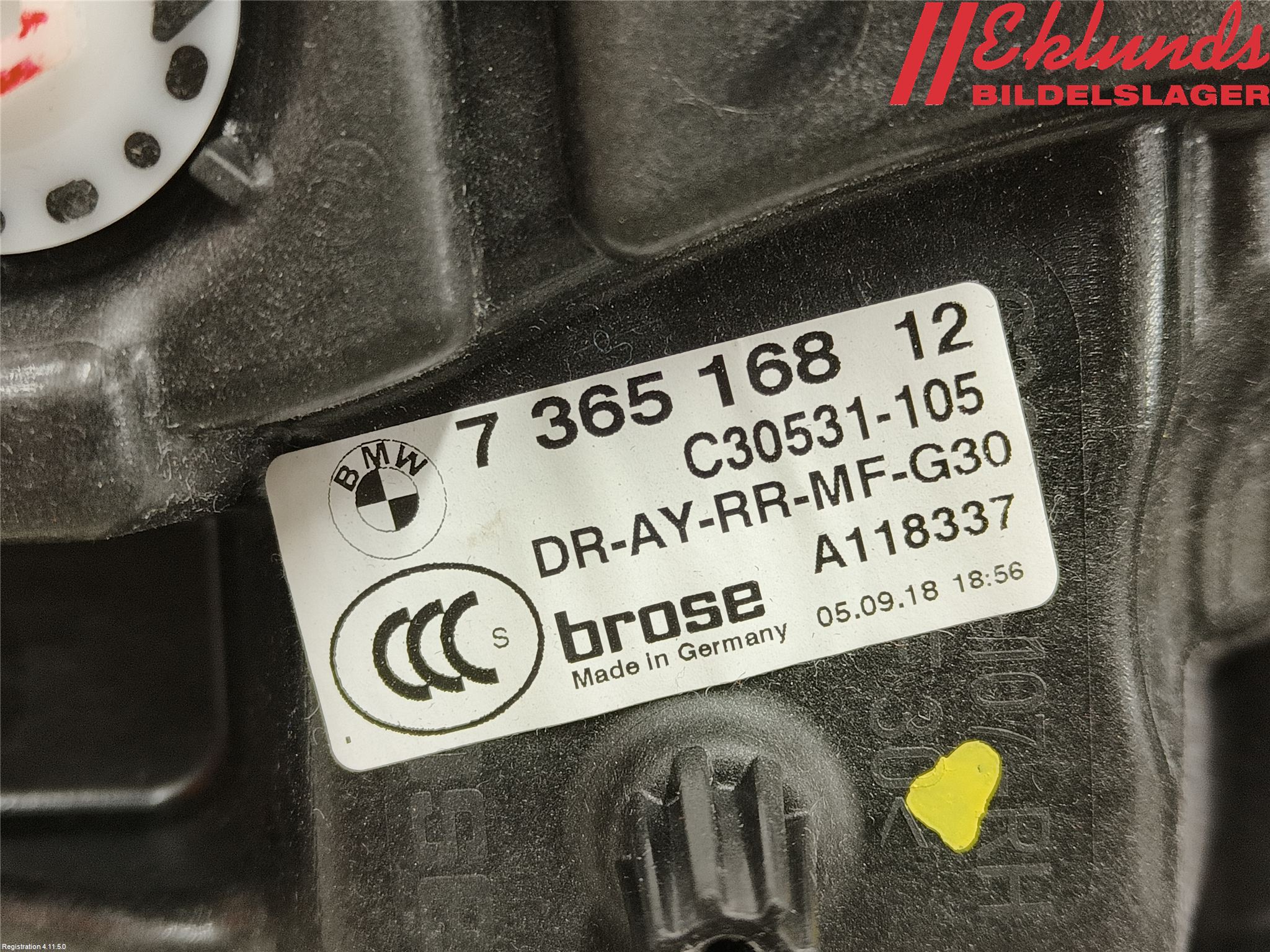 BMW 5 G30/G31/F90 17-23 Fönsterhiss El Kompl