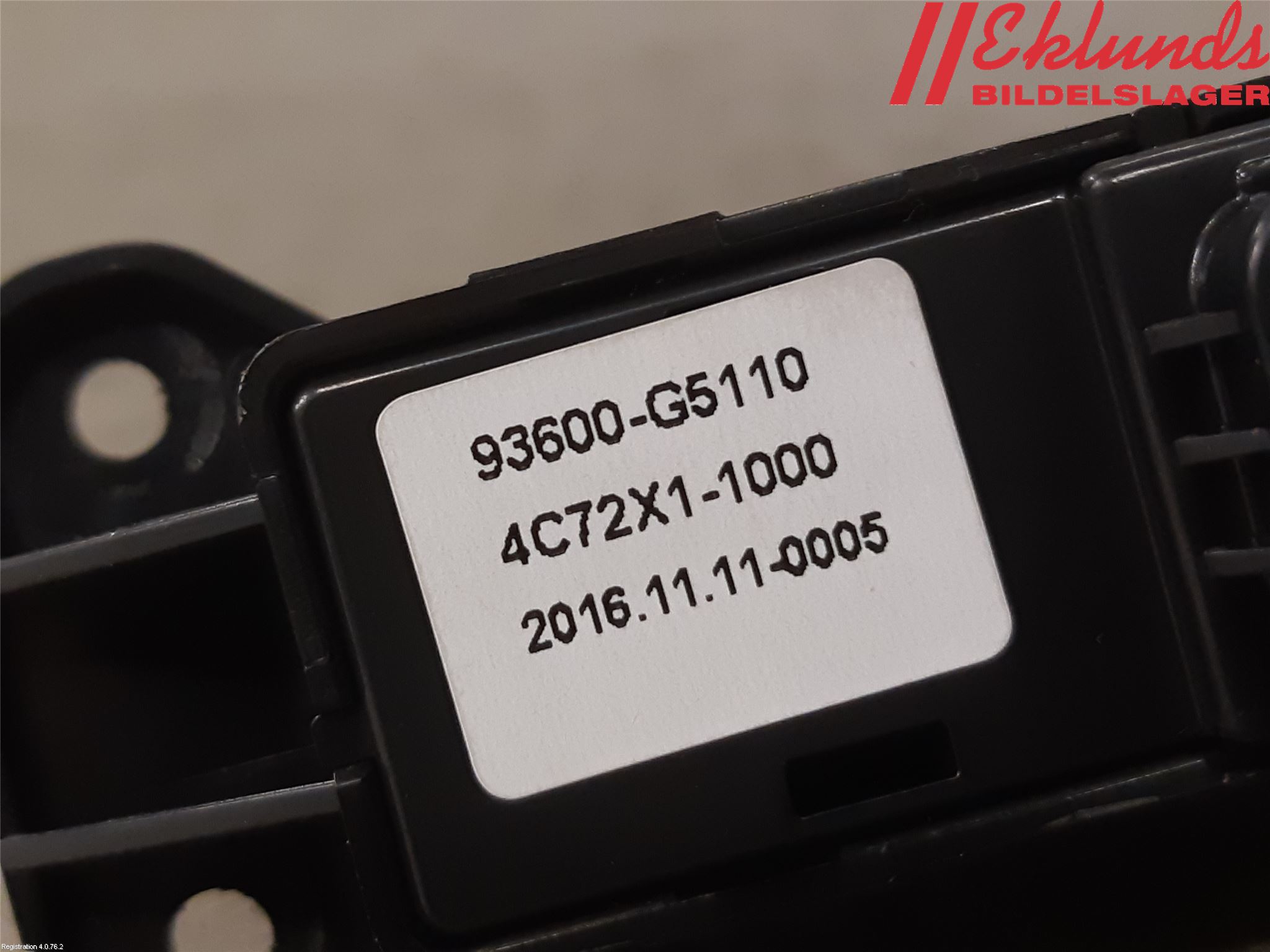 Kia NIRO (DE) 17-22 Strömställare Parkeringshjälp