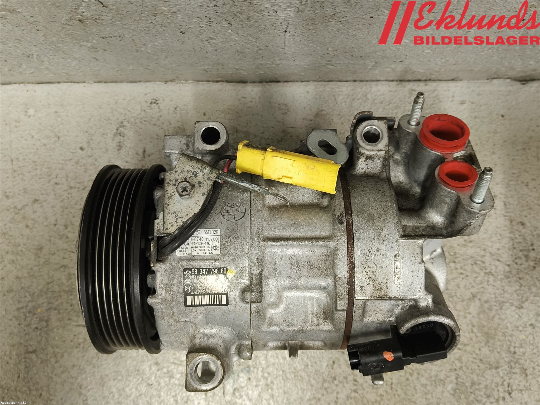 Peugeot 2008/E-2008 20- Ac Kompressor