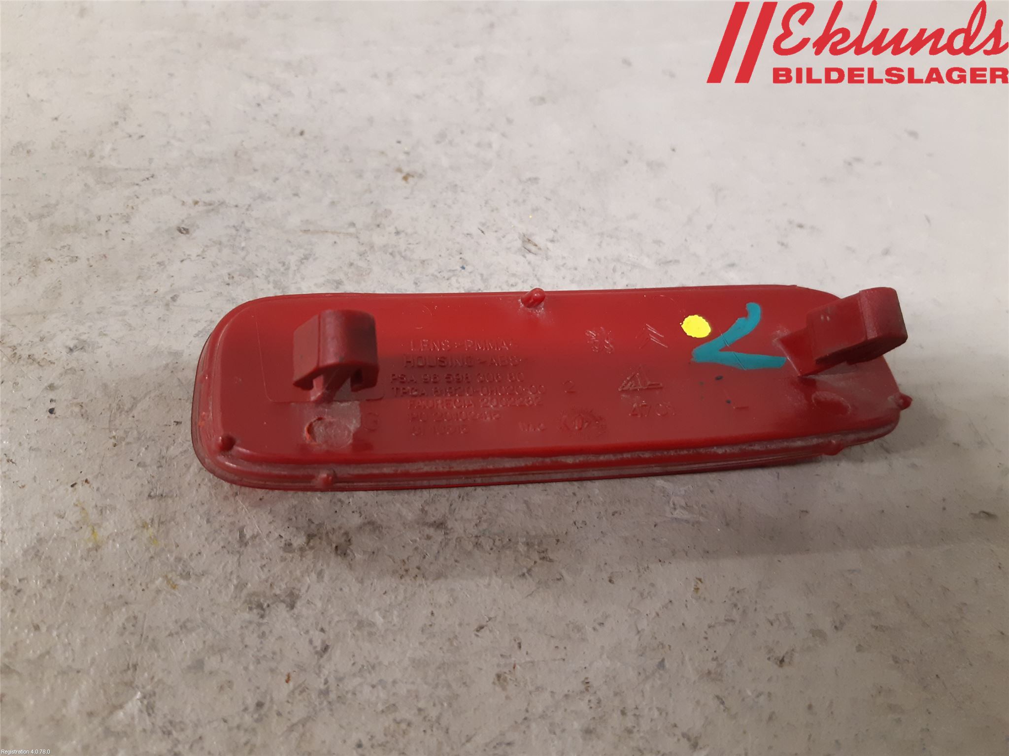 Toyota PROACE II 16- Dimljus/Reflex Bak