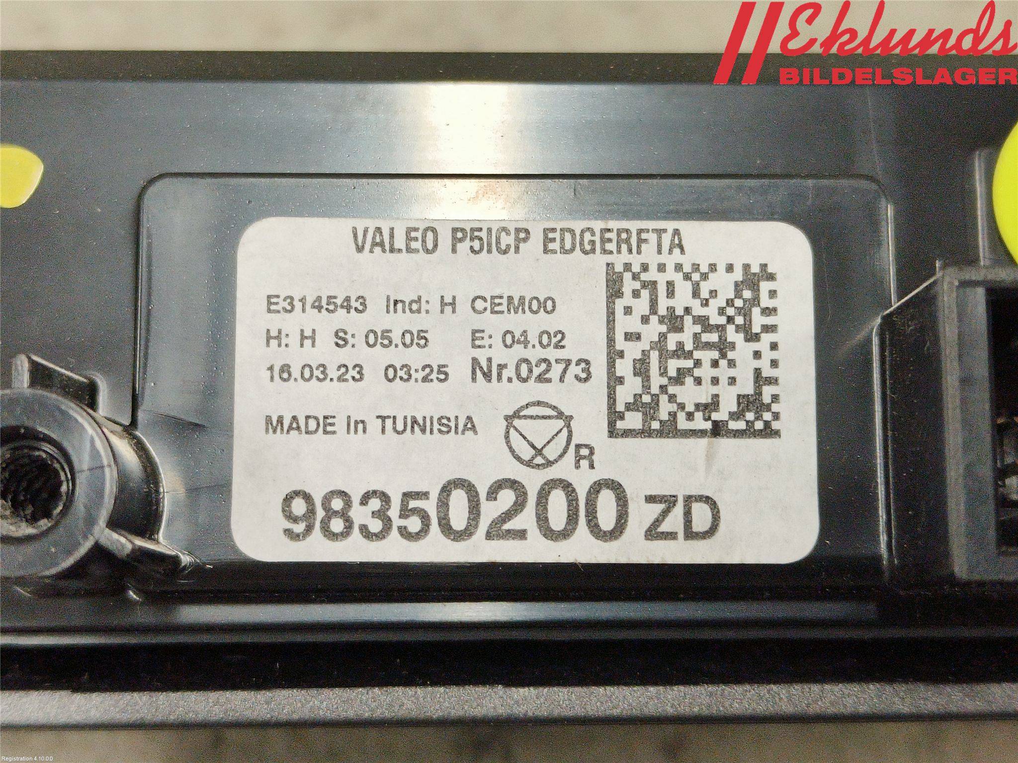 Peugeot 308/E-308 21- Strömställare Multifunktion