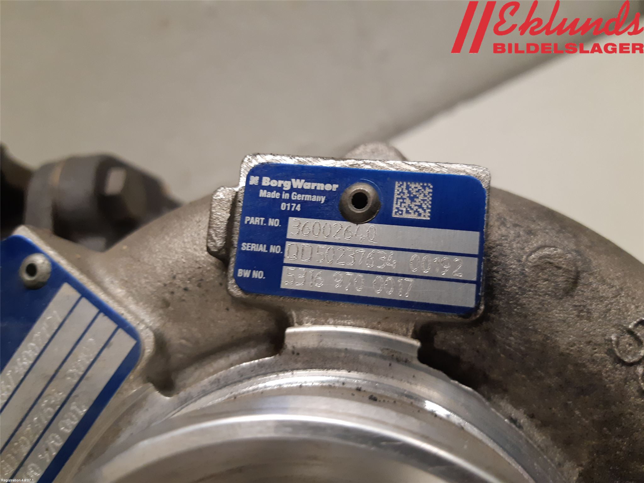 Volvo XC70 14-16 Turboaggregat