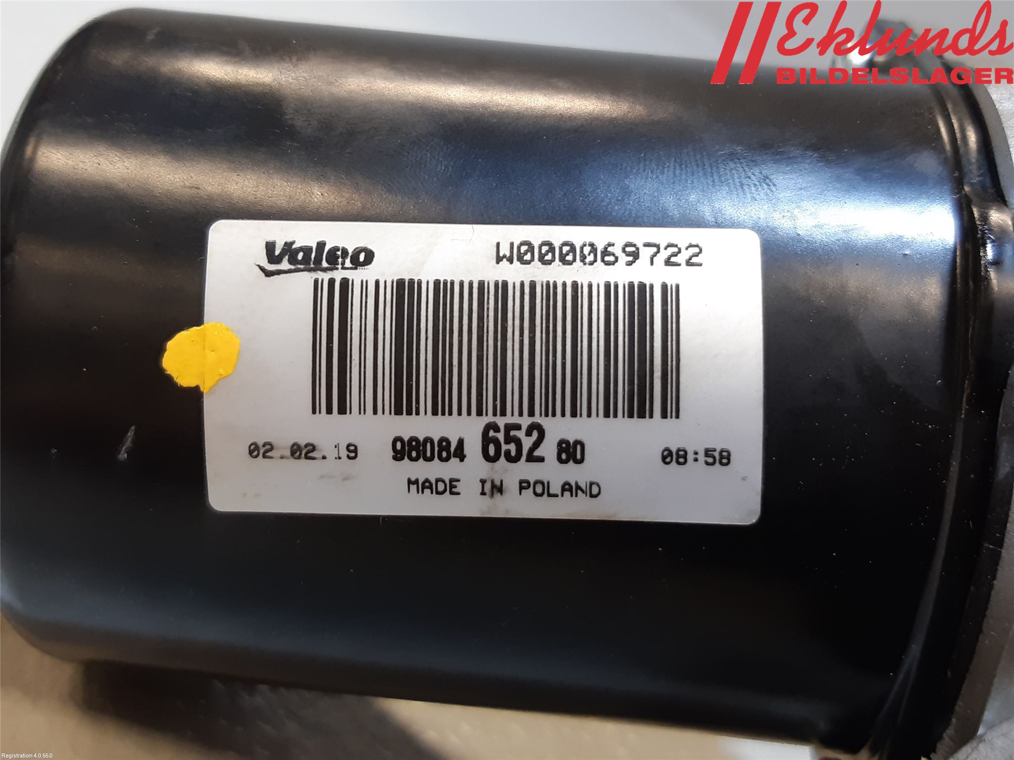 Peugeot EXPERT/E-EXPERT 17- Torkarmotor Vindruta