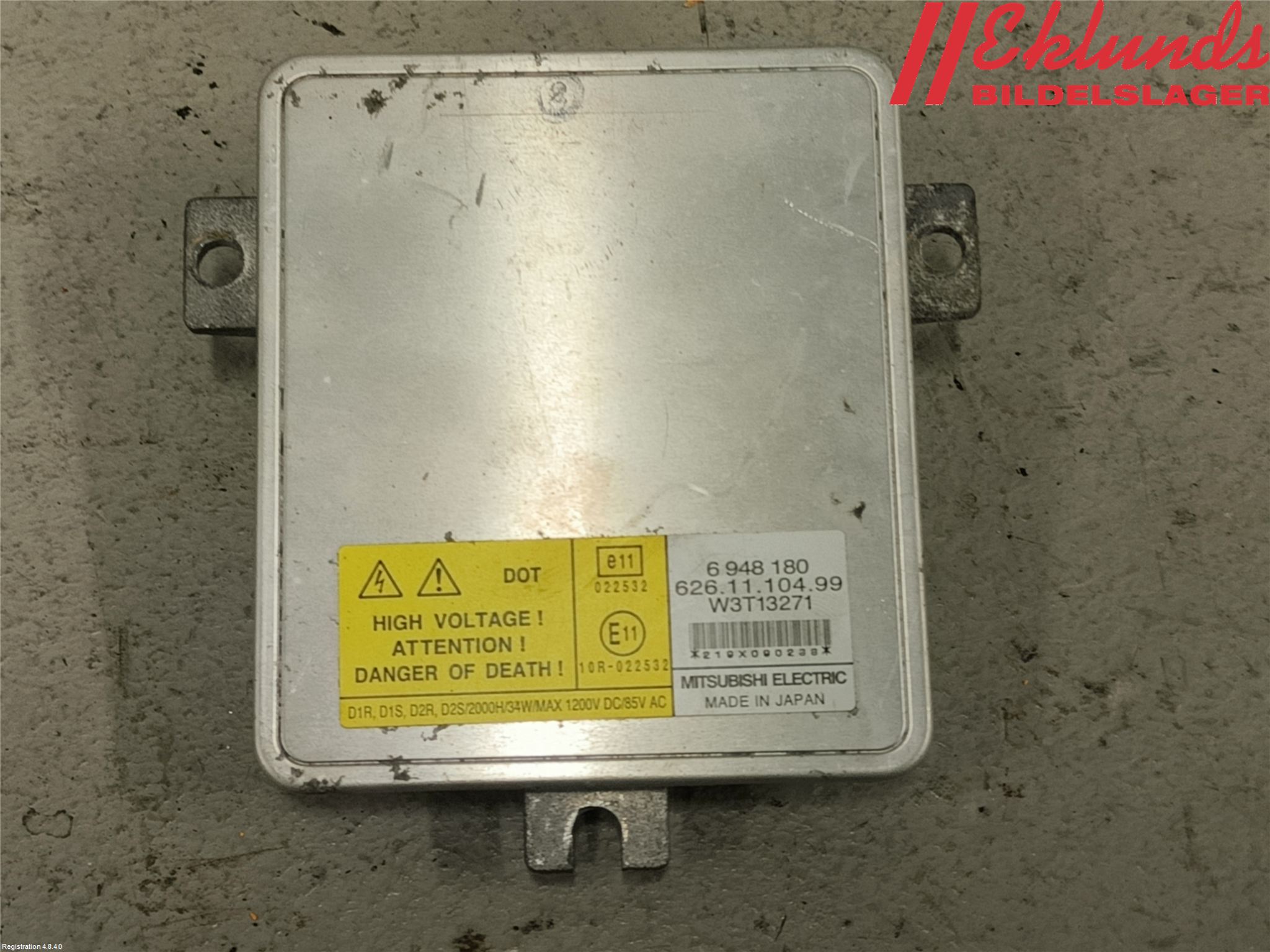 Volvo S80 07-13 Styrenhet Strålkastare