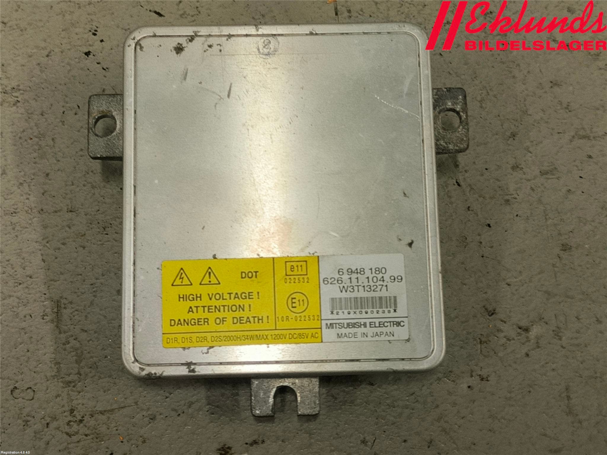 Volvo S80 07-13 Styrenhet Strålkastare