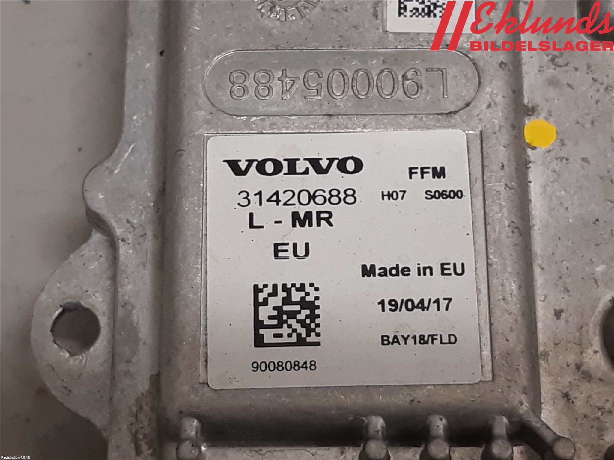 Volvo V90 CROSS COUNTRY 17->> Styrenhet Strålkastare