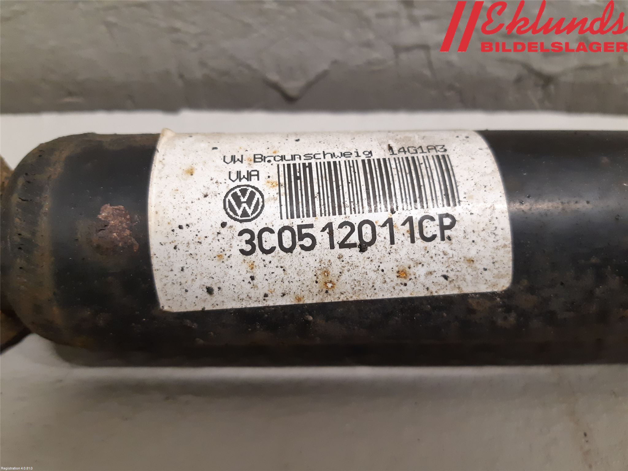 Volkswagen VW PASSAT 11-14 Stötdämpare Bak