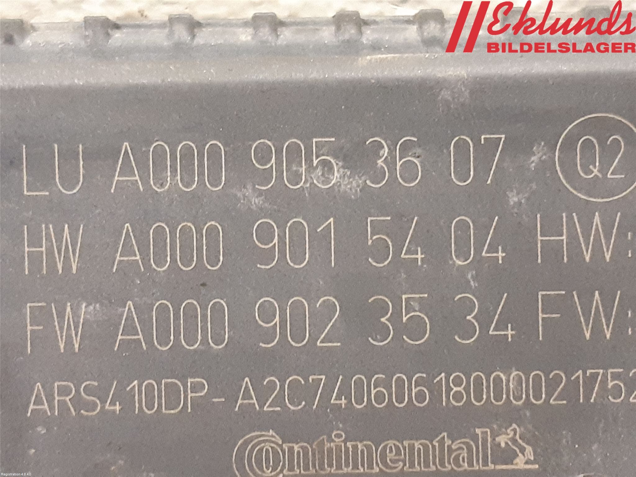 Mercedes-Benz MB E-KLASS (W213) 16-23 Sensor Aktivt Kollisionsskydd