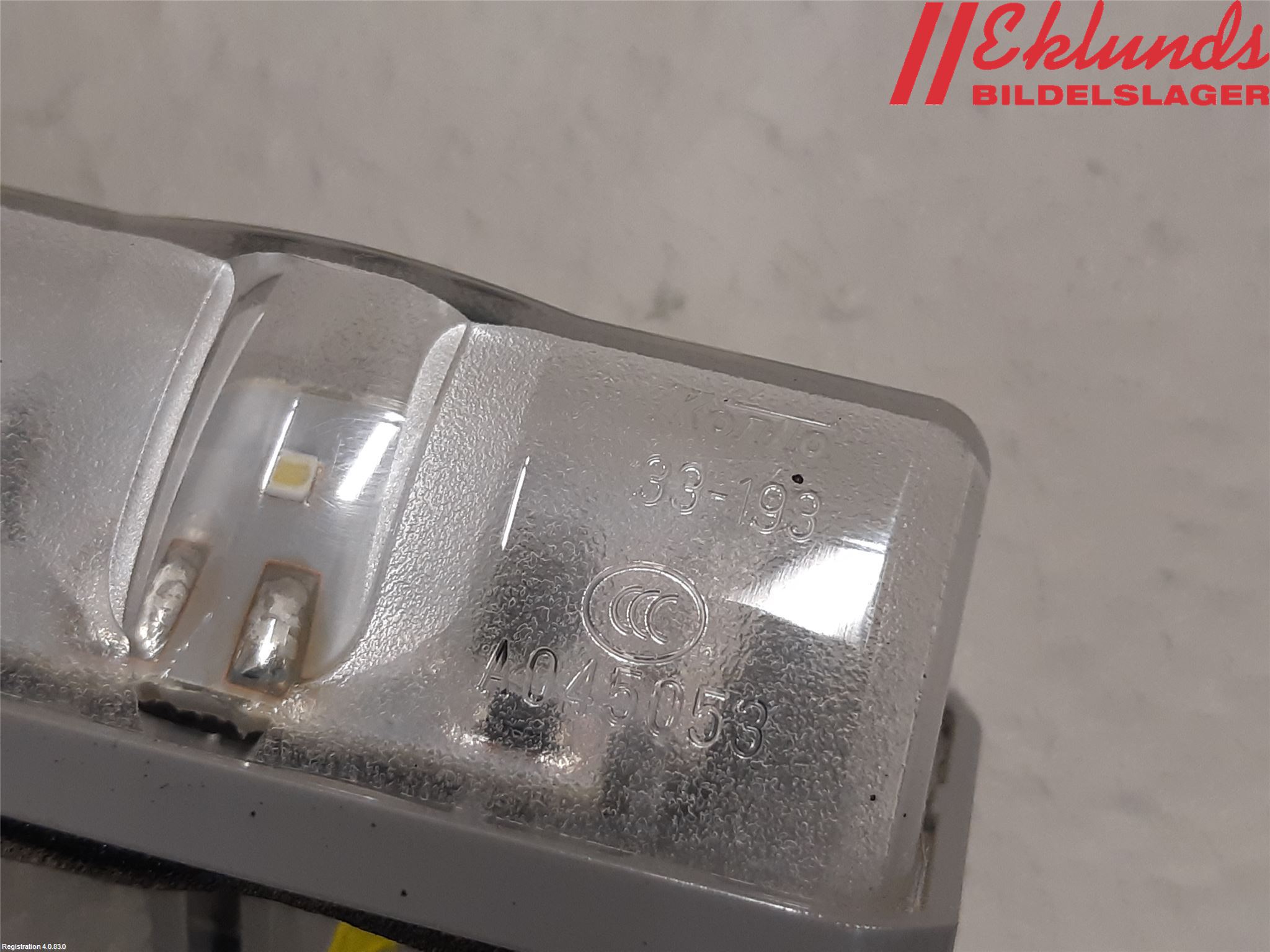 Toyota RAV4 19- Skylt Belysning