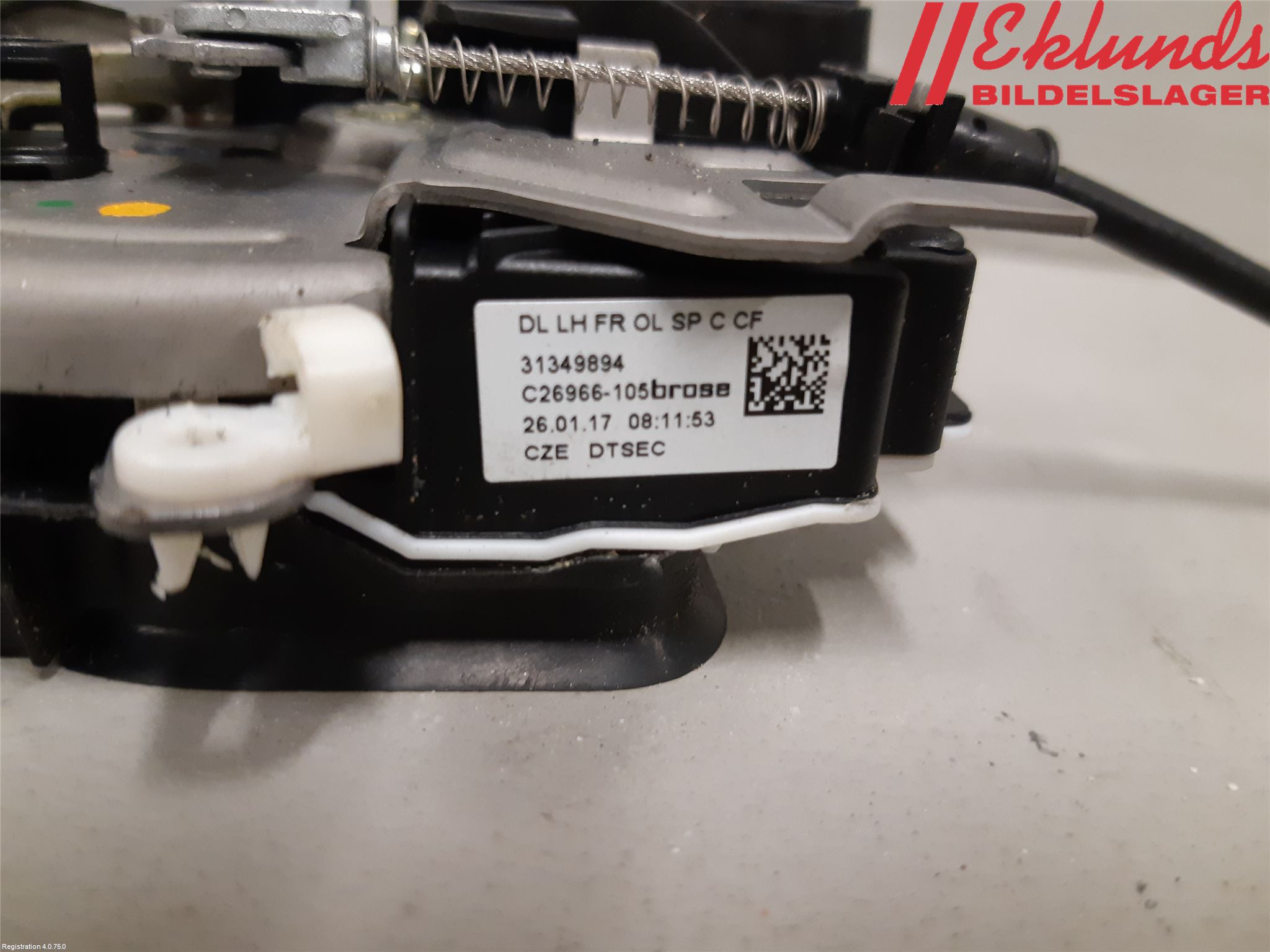 Volvo V90 17->> Låskista-Dörrlås