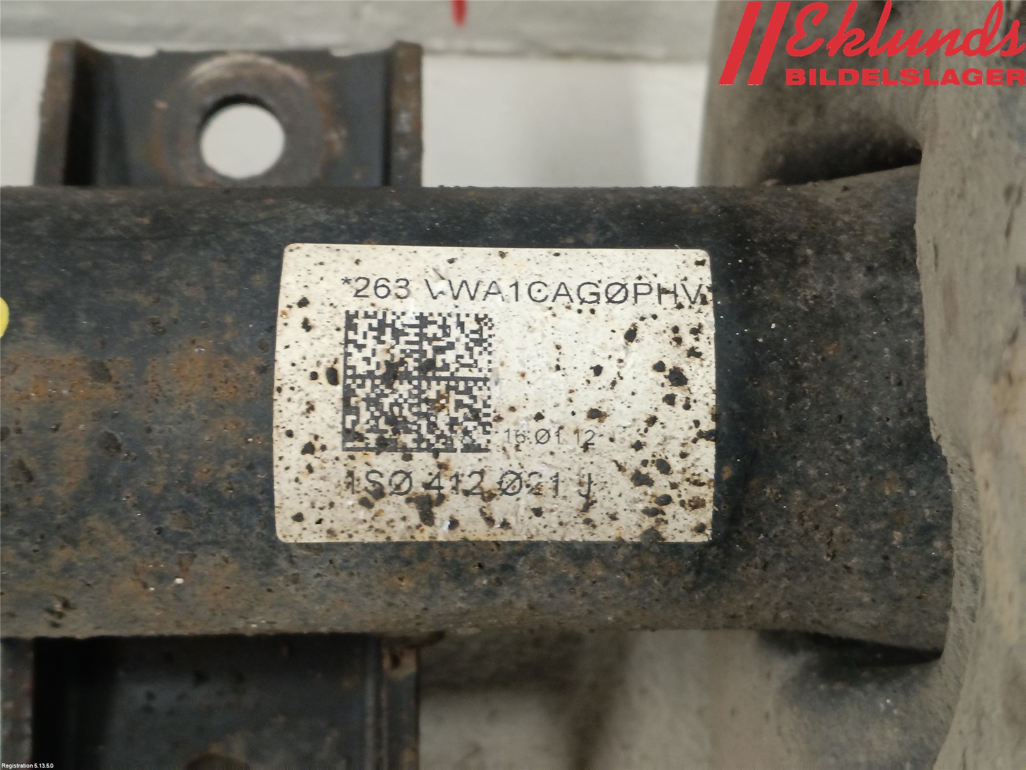 Volkswagen VW UP! / E-UP! Fjäderben Fram Vänster