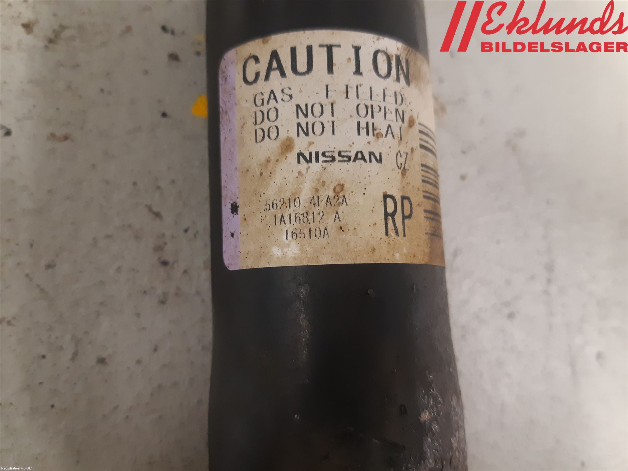 Nissan QASHQAI 14-17 Stötdämpare Bak