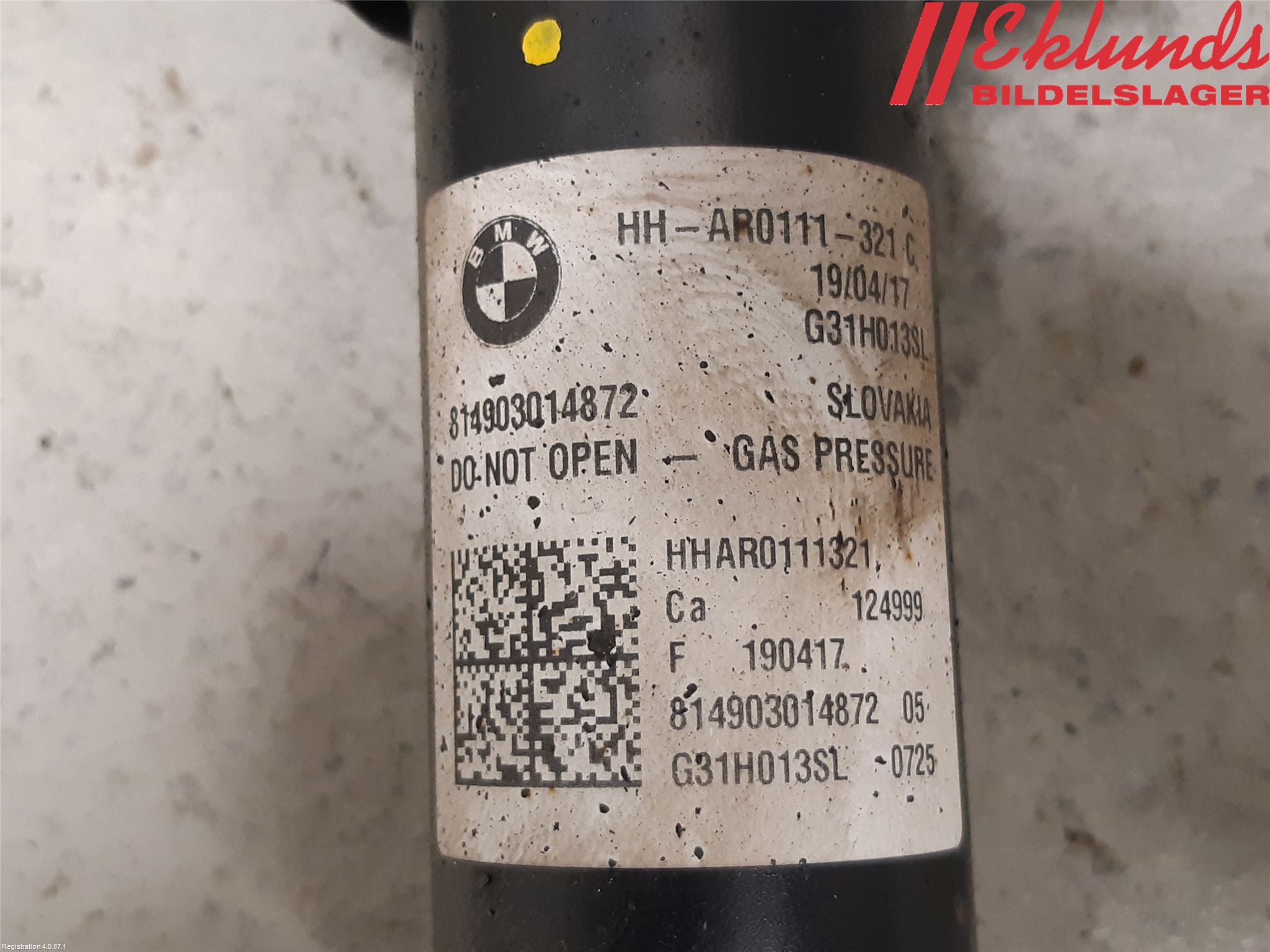 BMW 5 G30/G31/F90 17-23 Fjäderben Bak Höger