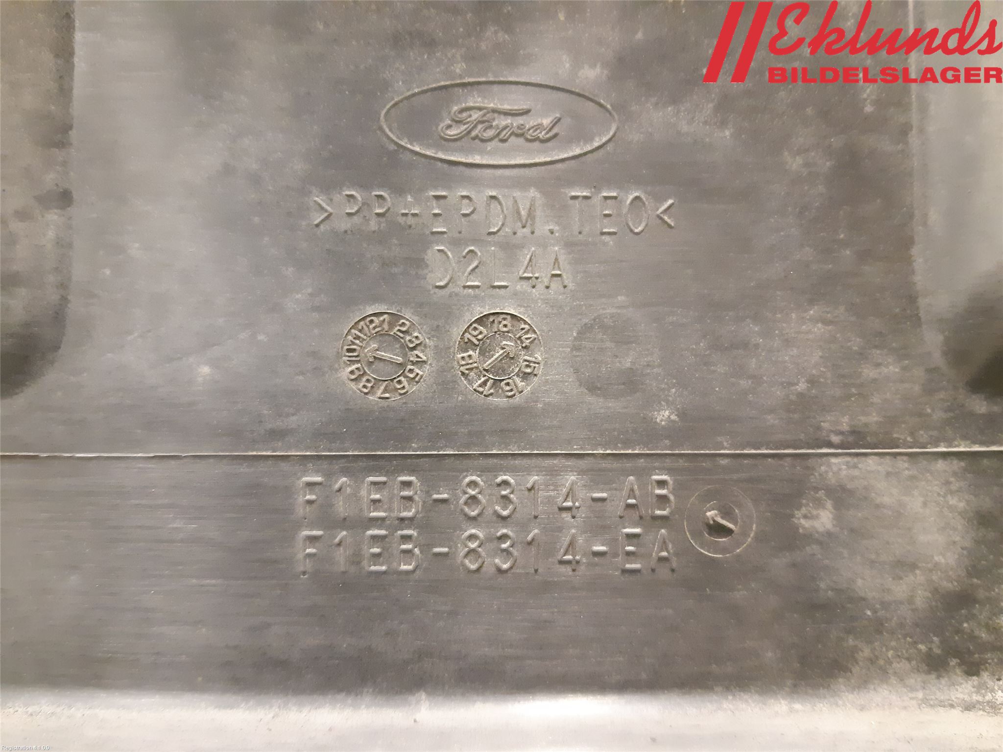 Ford FOCUS 15-18 Deflektor Plåt-Plast Kylning