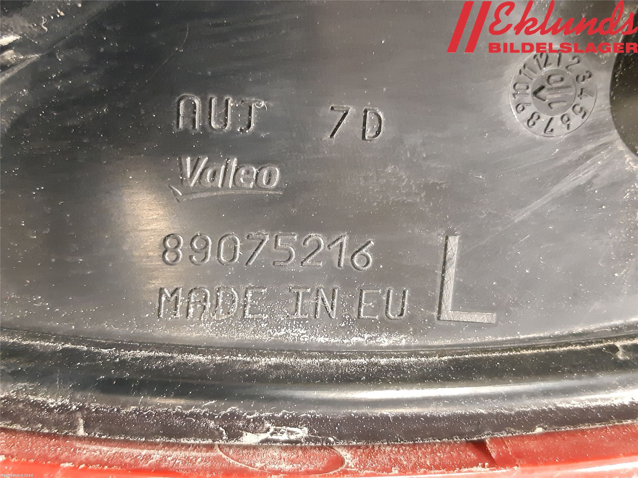Volvo XC60 09-13 Bakljus Vänster