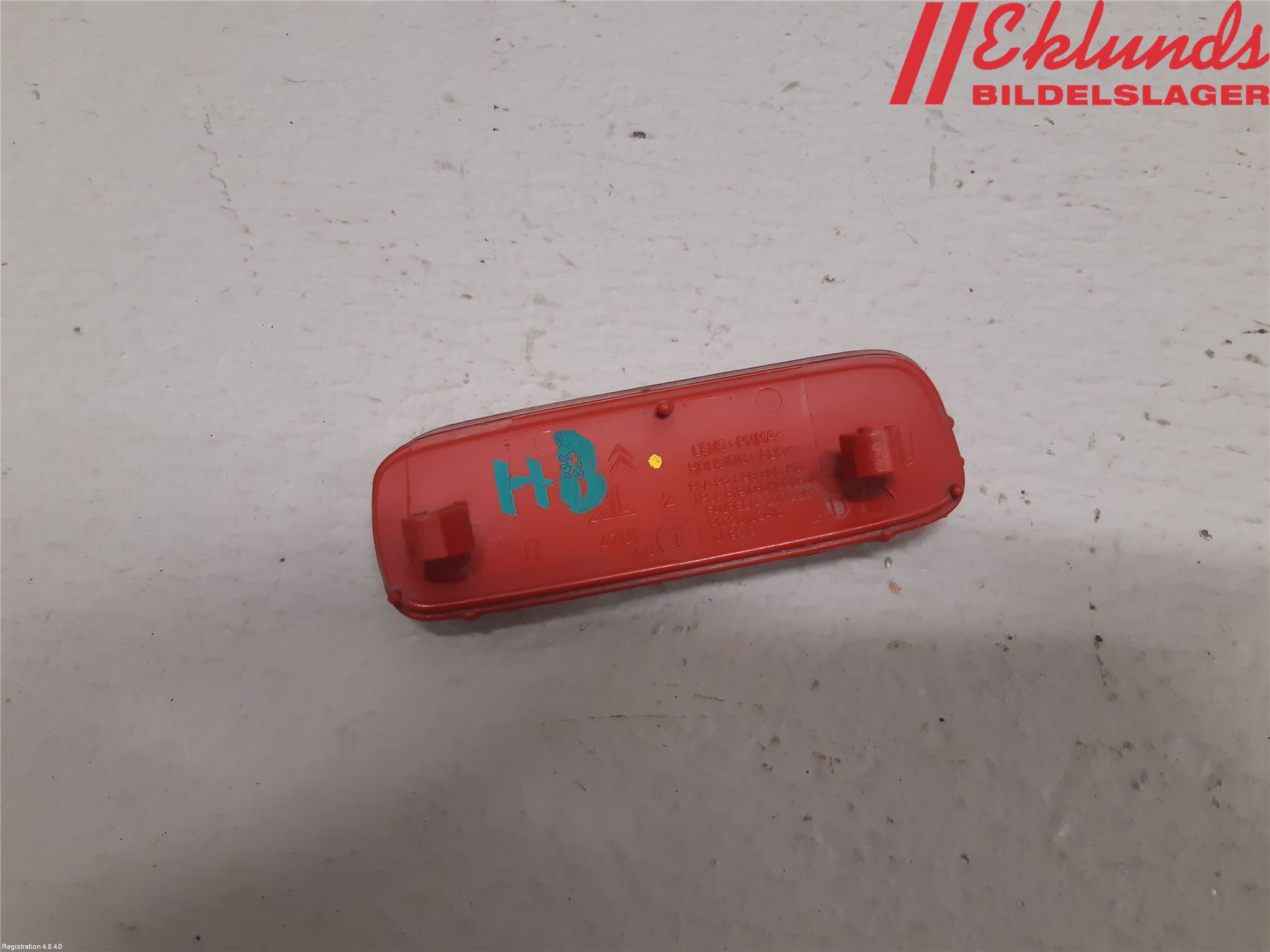 Citroen JUMPY 07-16 Dimljus/Reflex Bak