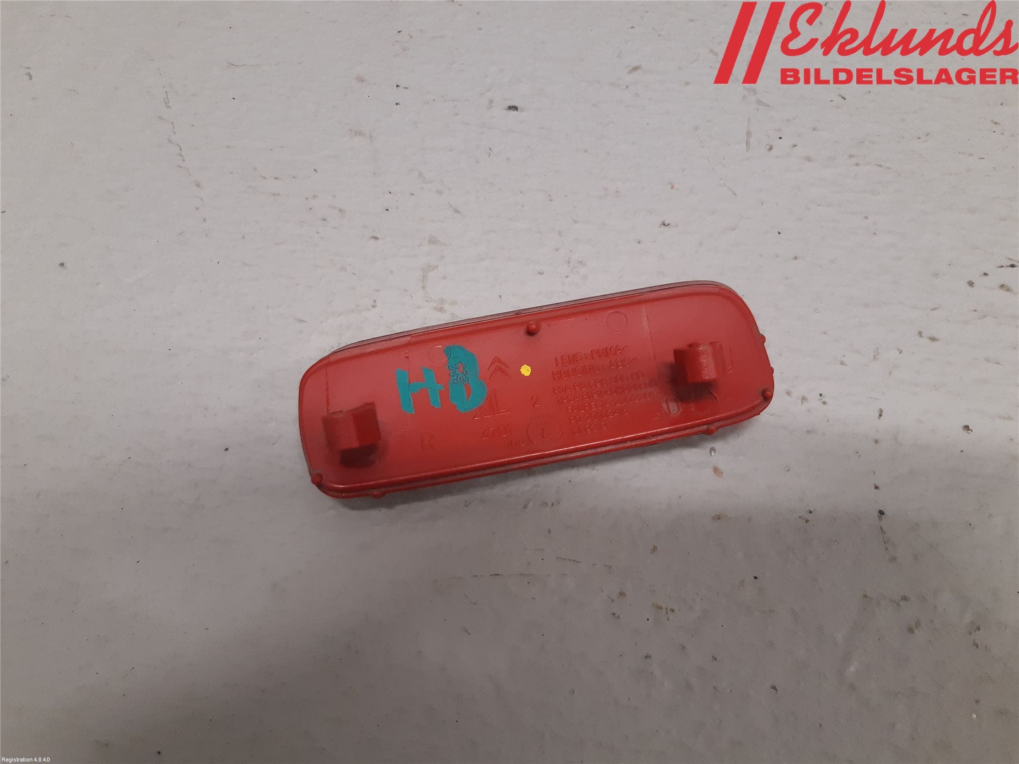 Citroen JUMPY 07-16 Dimljus/Reflex Bak