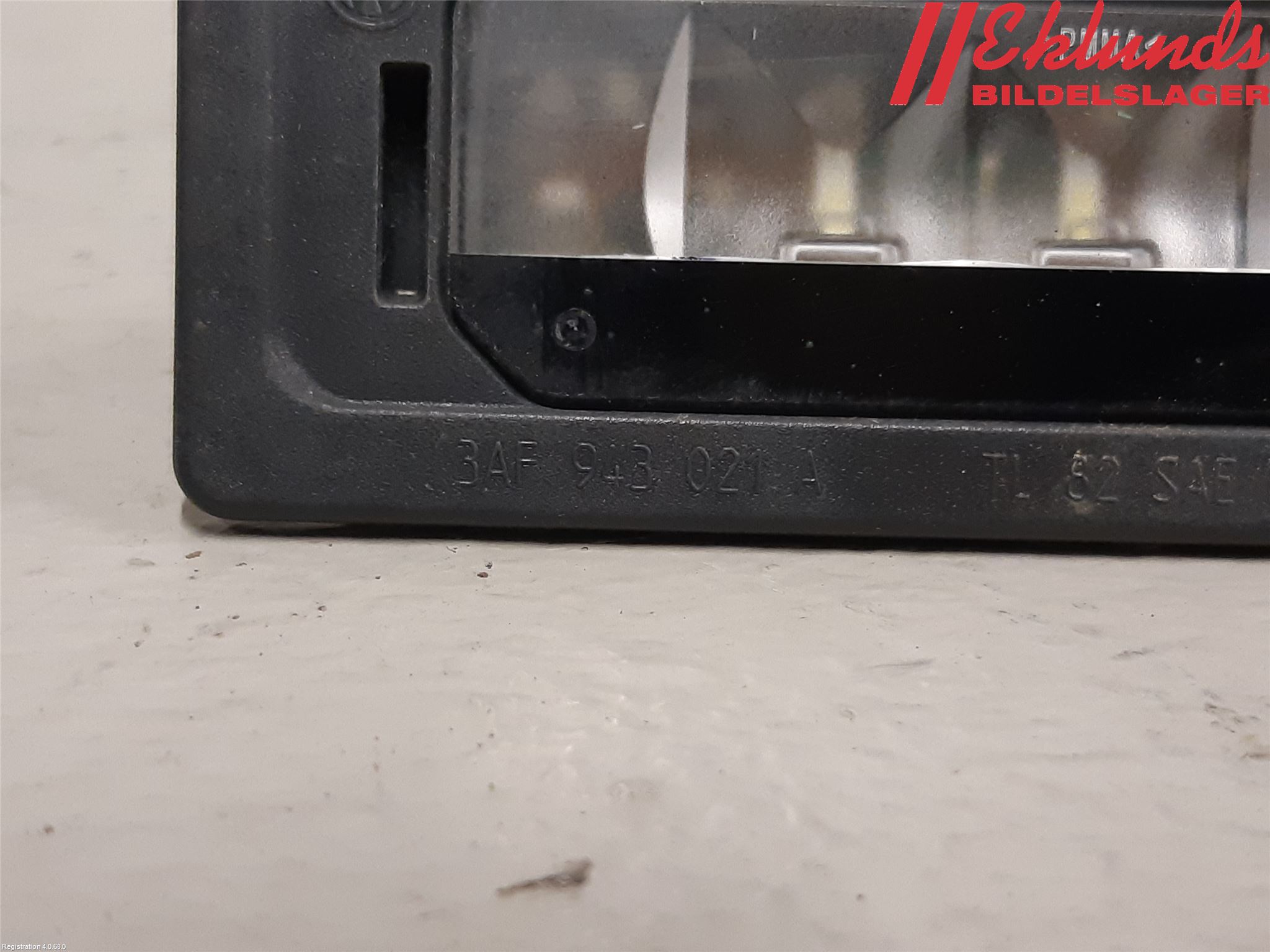 Volkswagen VW PASSAT 15-19 Skylt Belysning