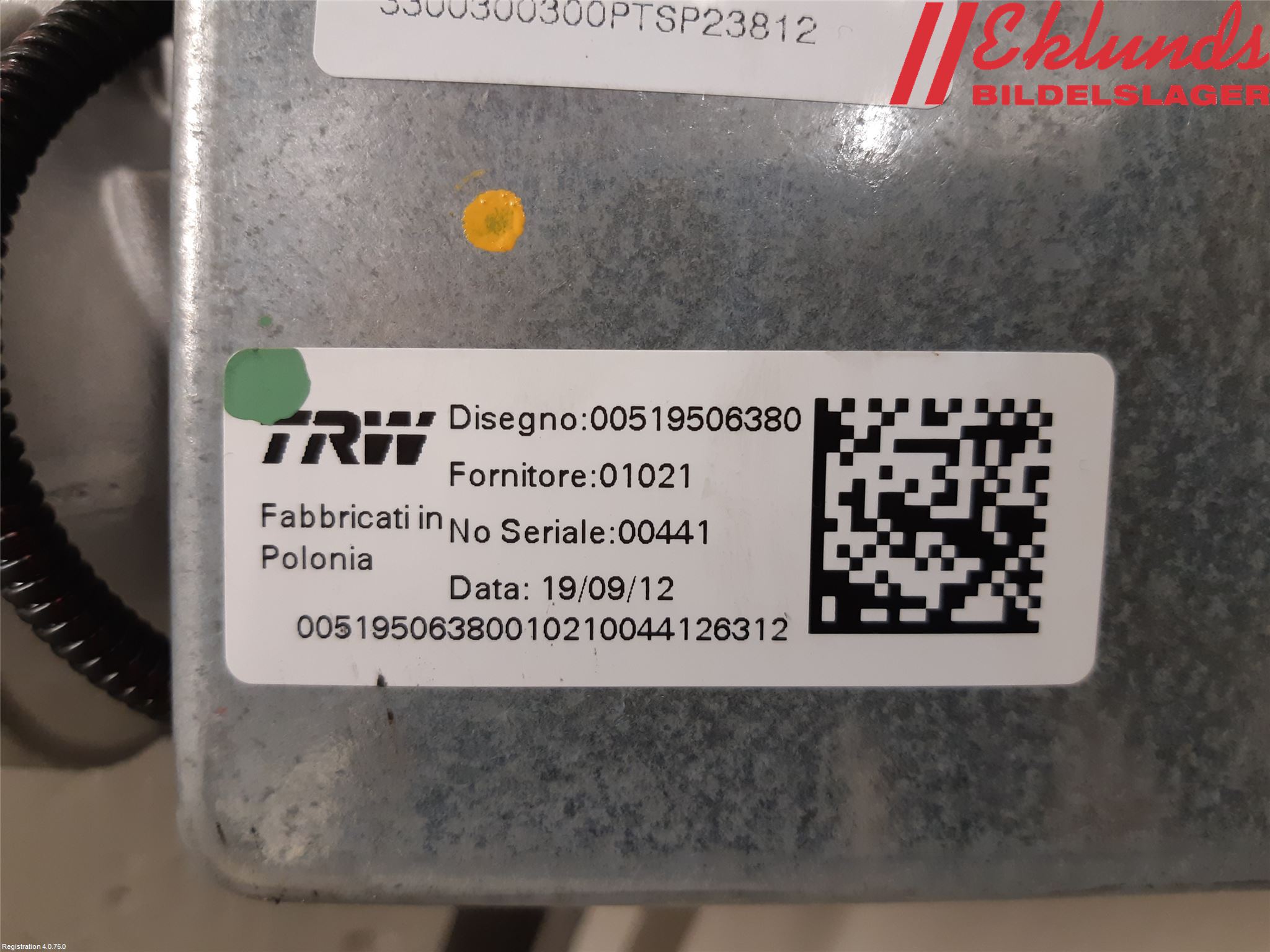 Fiat 500L 13-19 Rattaxelagg Med Inb Servo