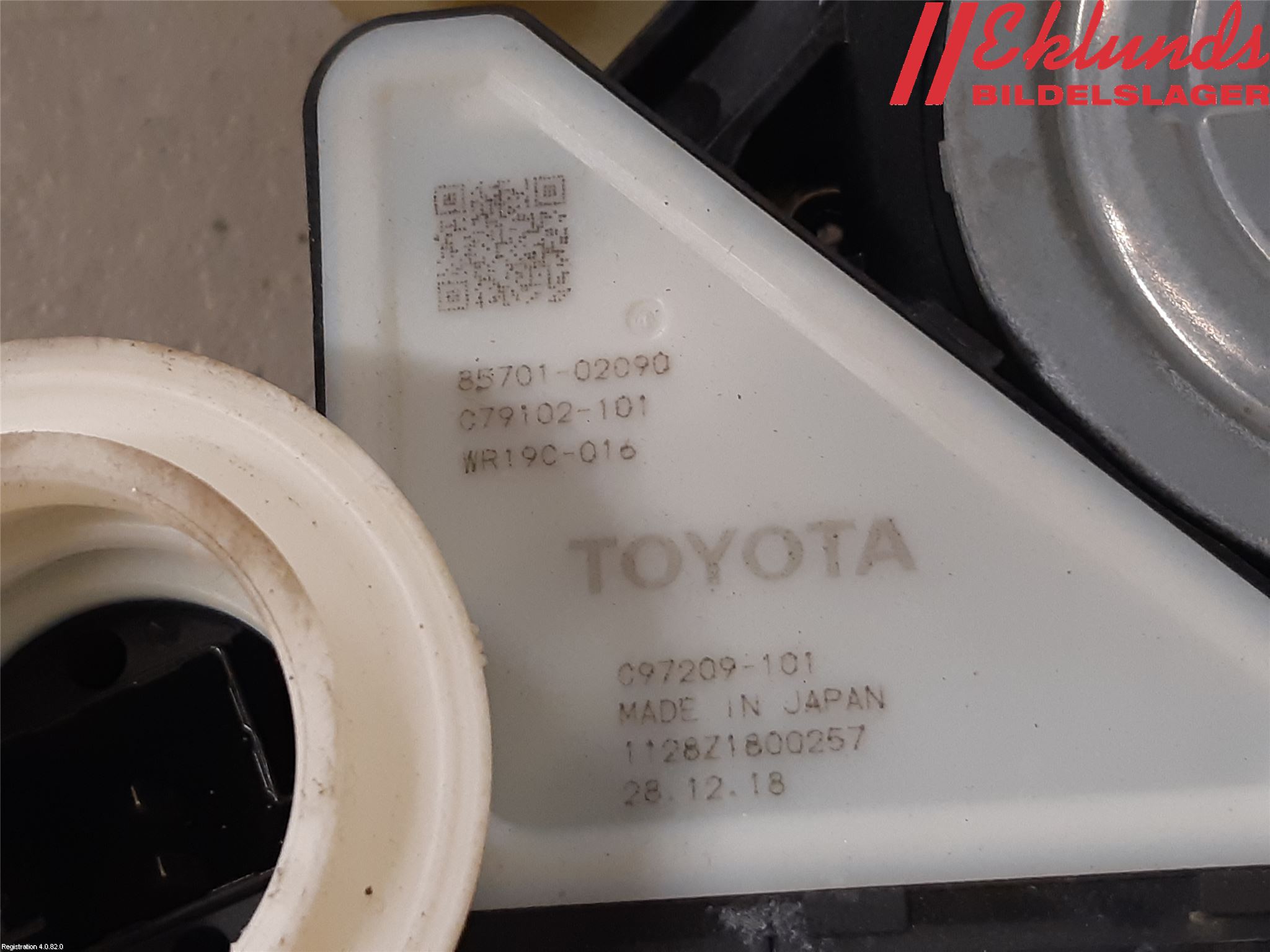 Toyota COROLLA 19- Fönsterhiss El Kompl