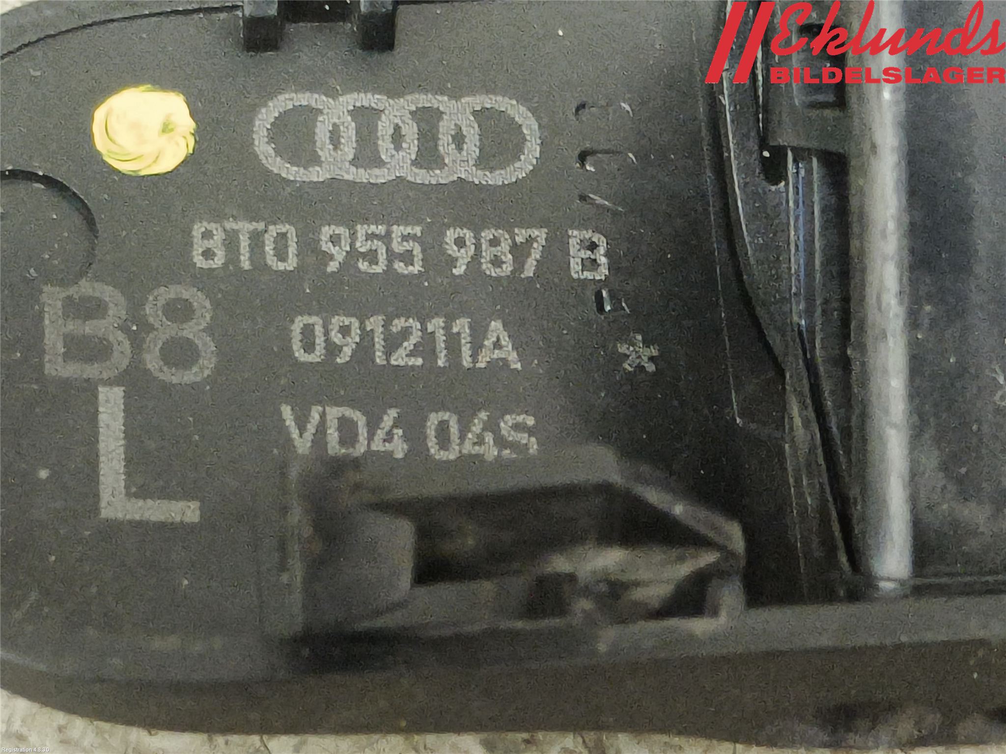 Audi A4/S4 08-11 Spolarmunstycke Rutor