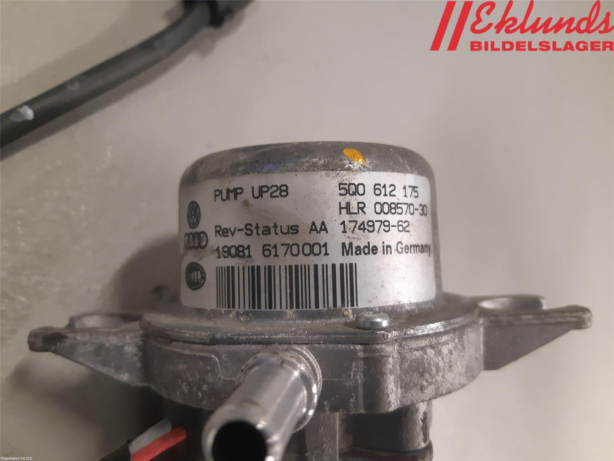 Audi A3/S3 8V 13-20 Vakuumpump