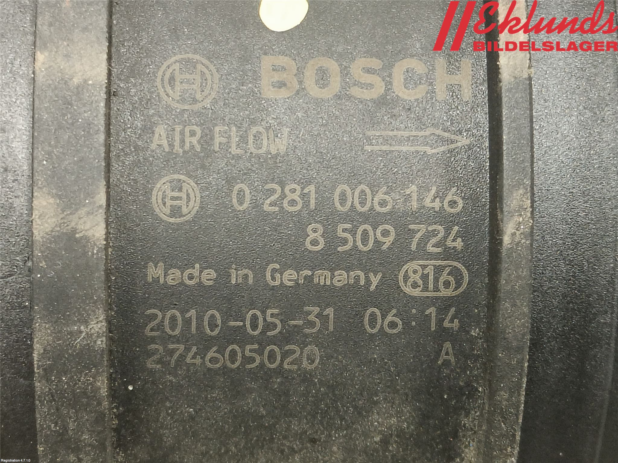 BMW 1 E87/81 5D/3D 03-11 Injluftmassamätare